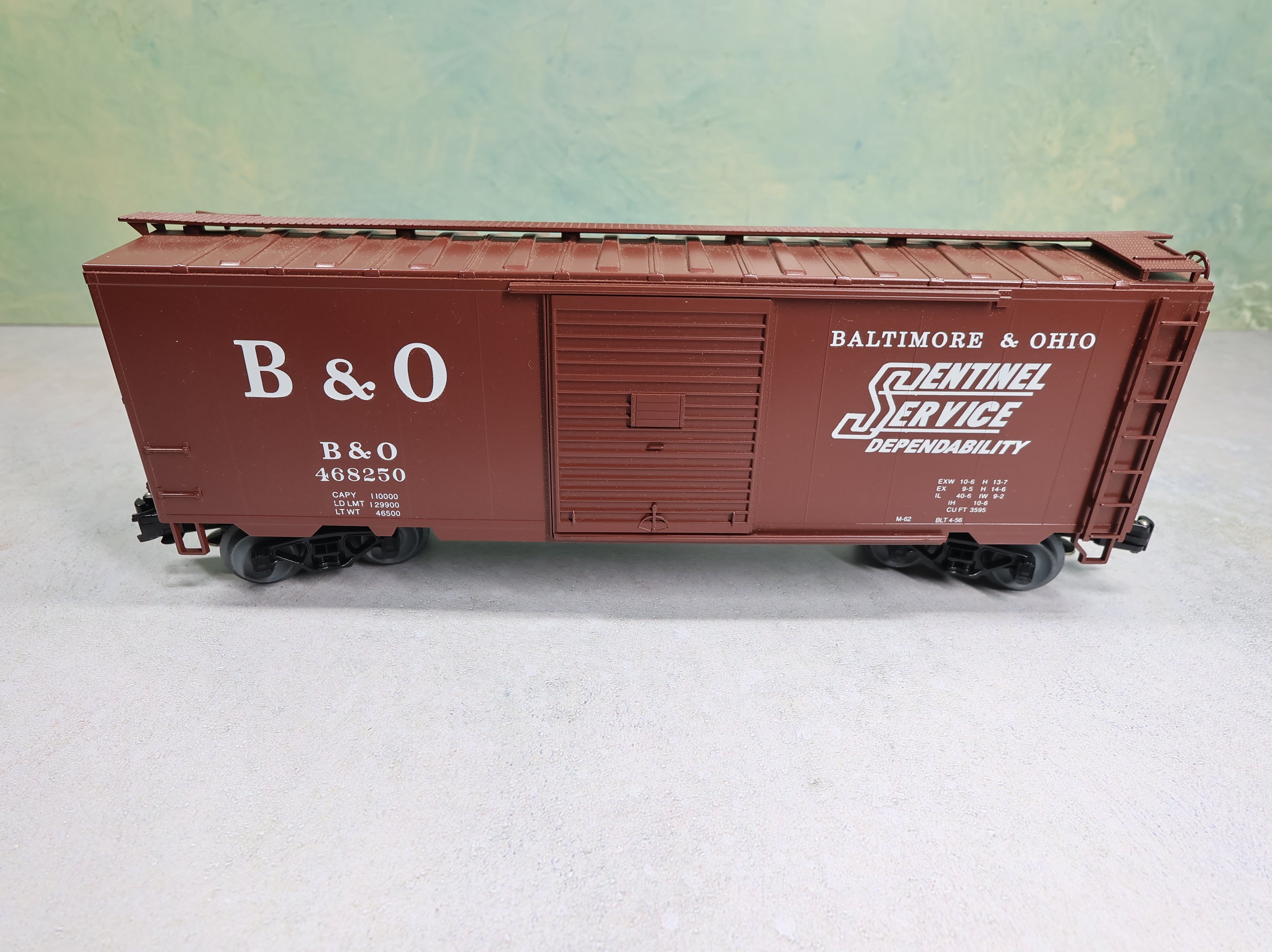 USED Weaver O 40' PS-1 Box Car Baltimore and Ohio B&O #468250 Sentinel