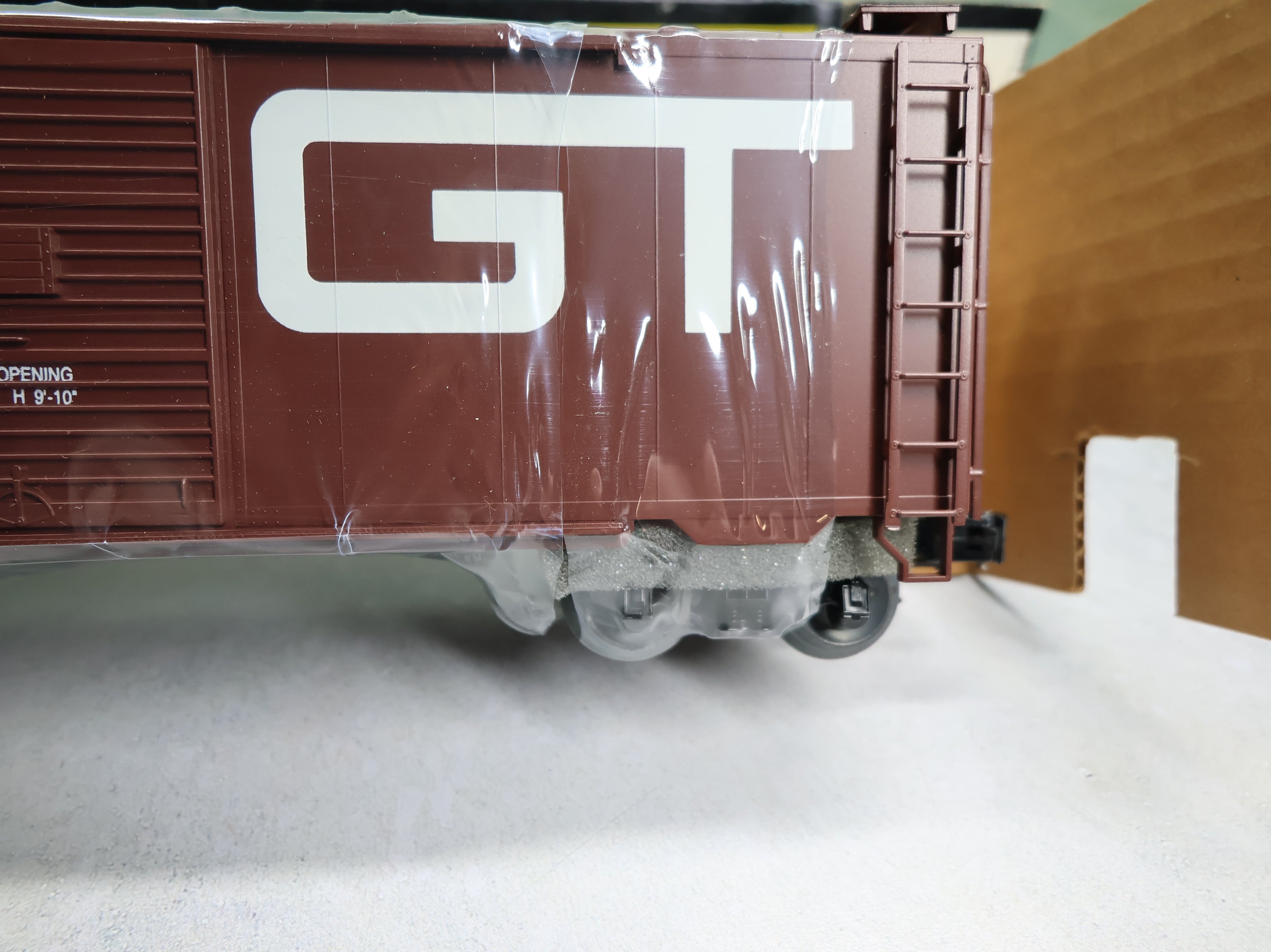 USED Weaver O 40' PS-1 Box Car Grand Trunk Western GTW #516548 Sealed