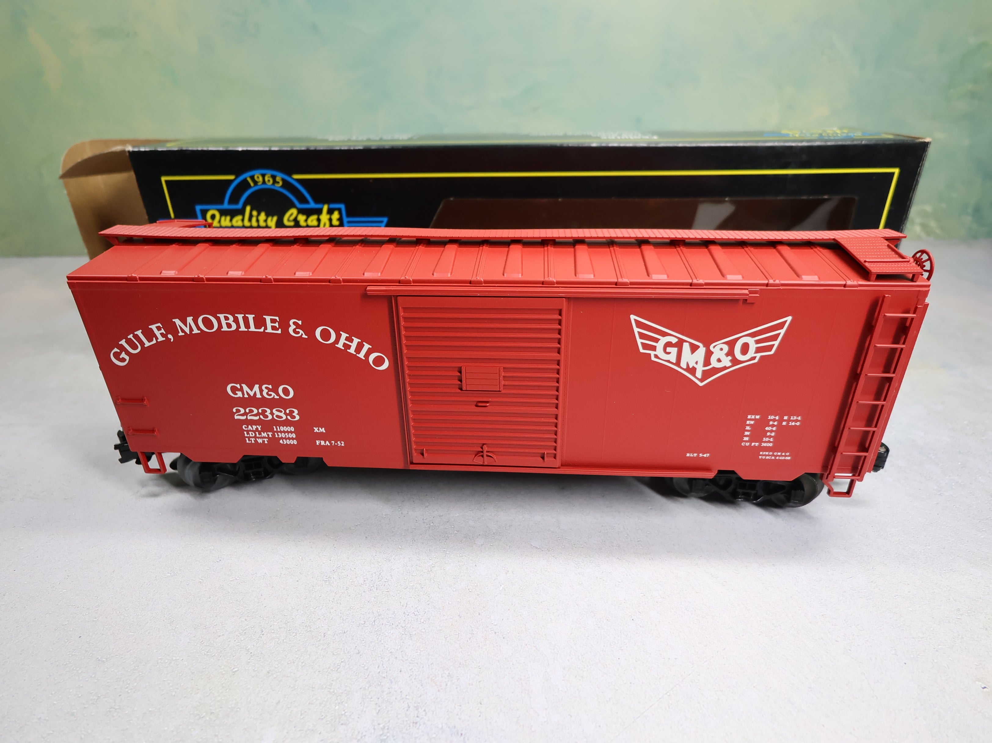 USED Weaver O 40' PS-1 Box Car Gulf Mobile & Ohio GM&O #22383