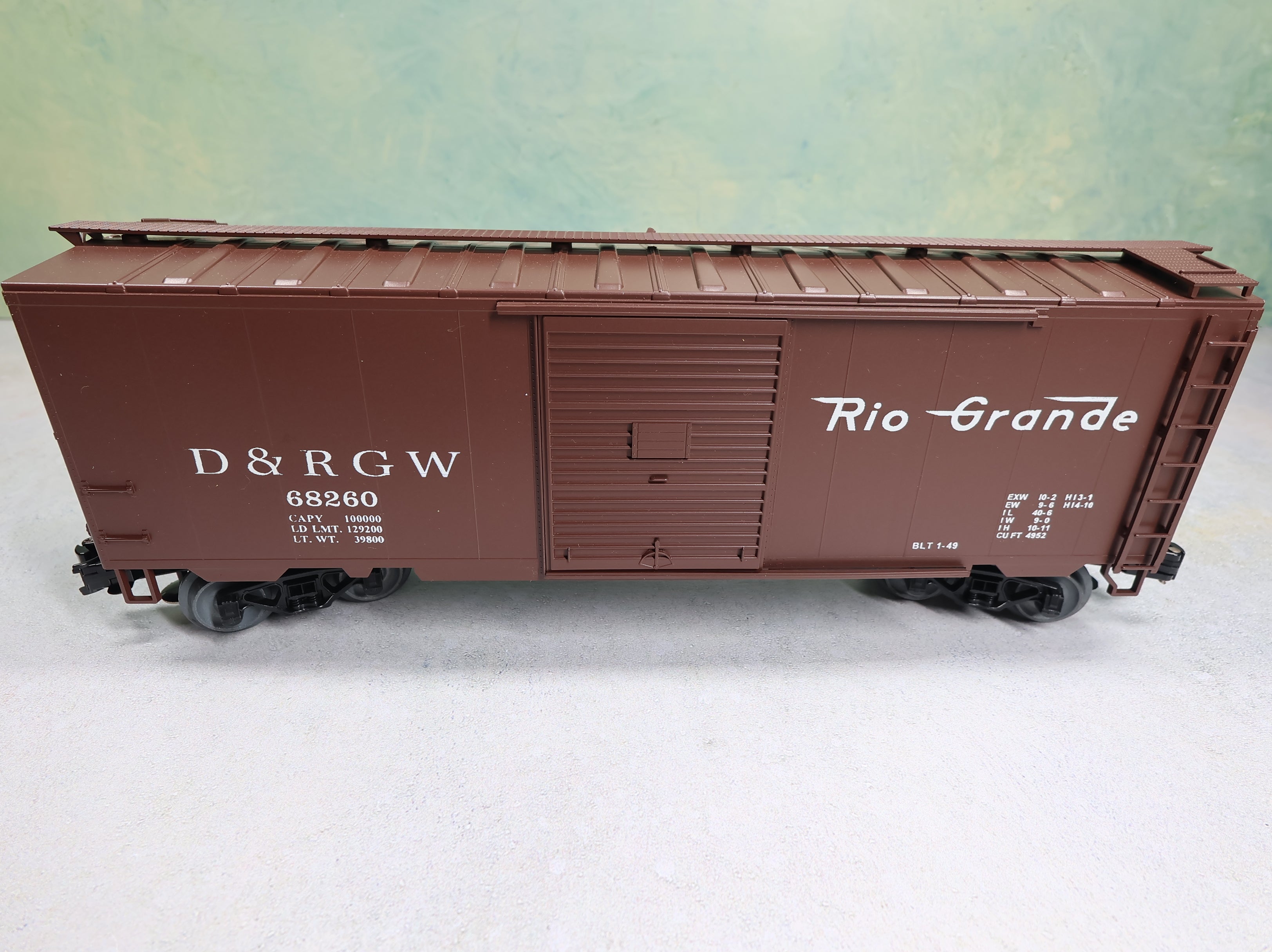 USED Weaver O 40' PS-1 Box Car Rio Grande D&RGW #68260