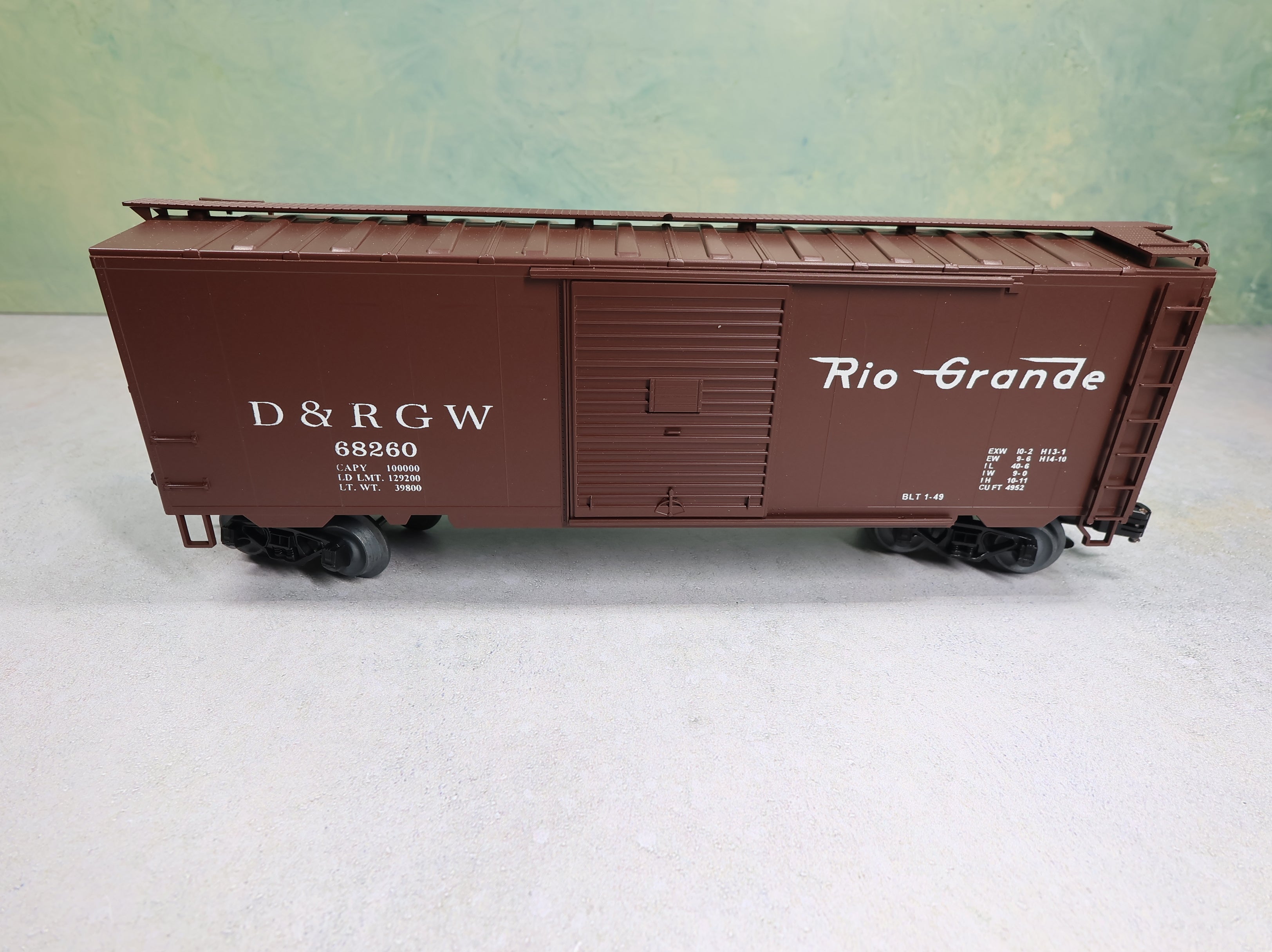 USED Weaver O 40' PS-1 Box Car Rio Grande D&RGW #68260