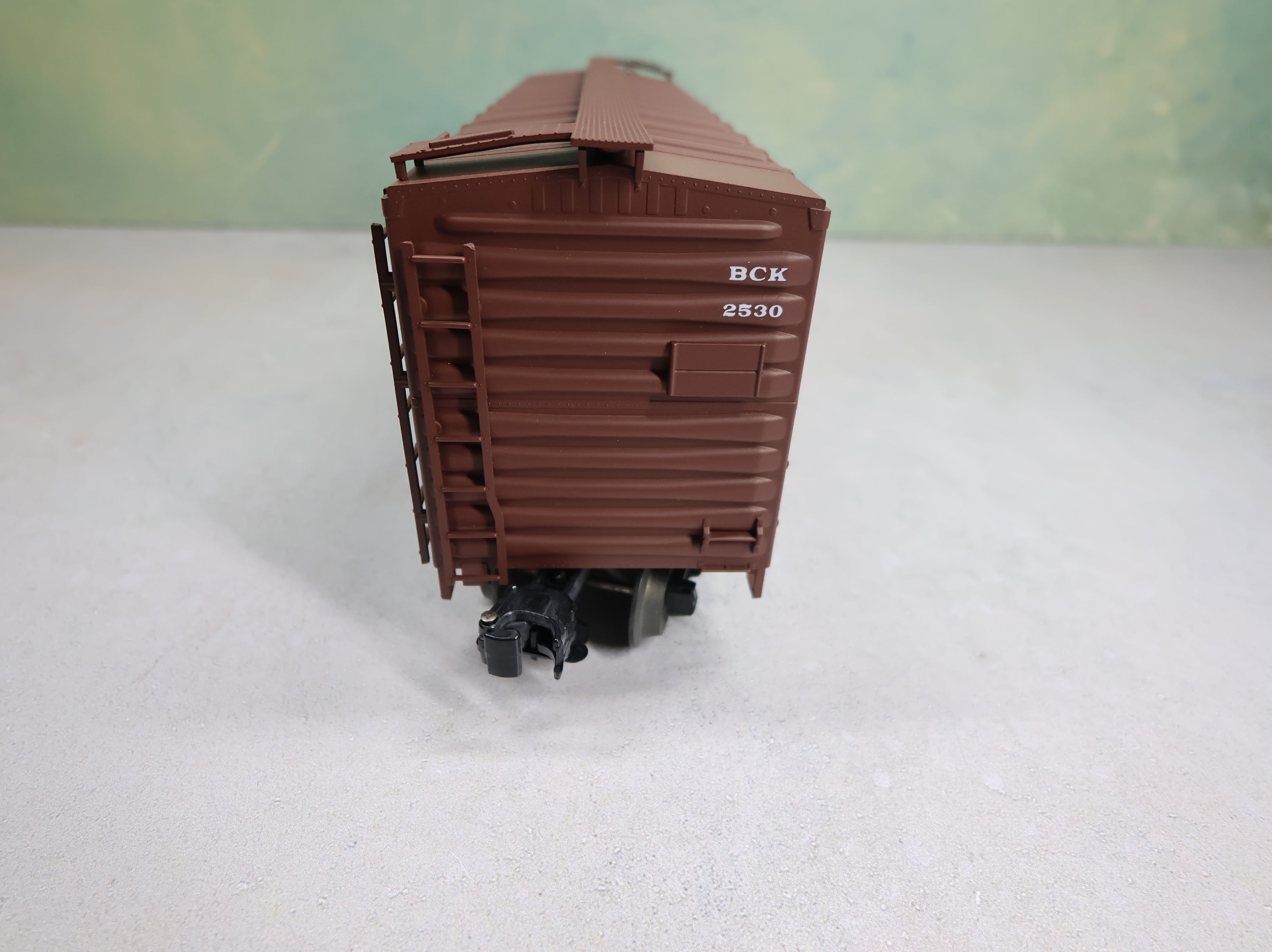 USED Weaver O 40' PS-1 Box Car Buffalo Creek Railroad BCK #2530 Bev-Bel