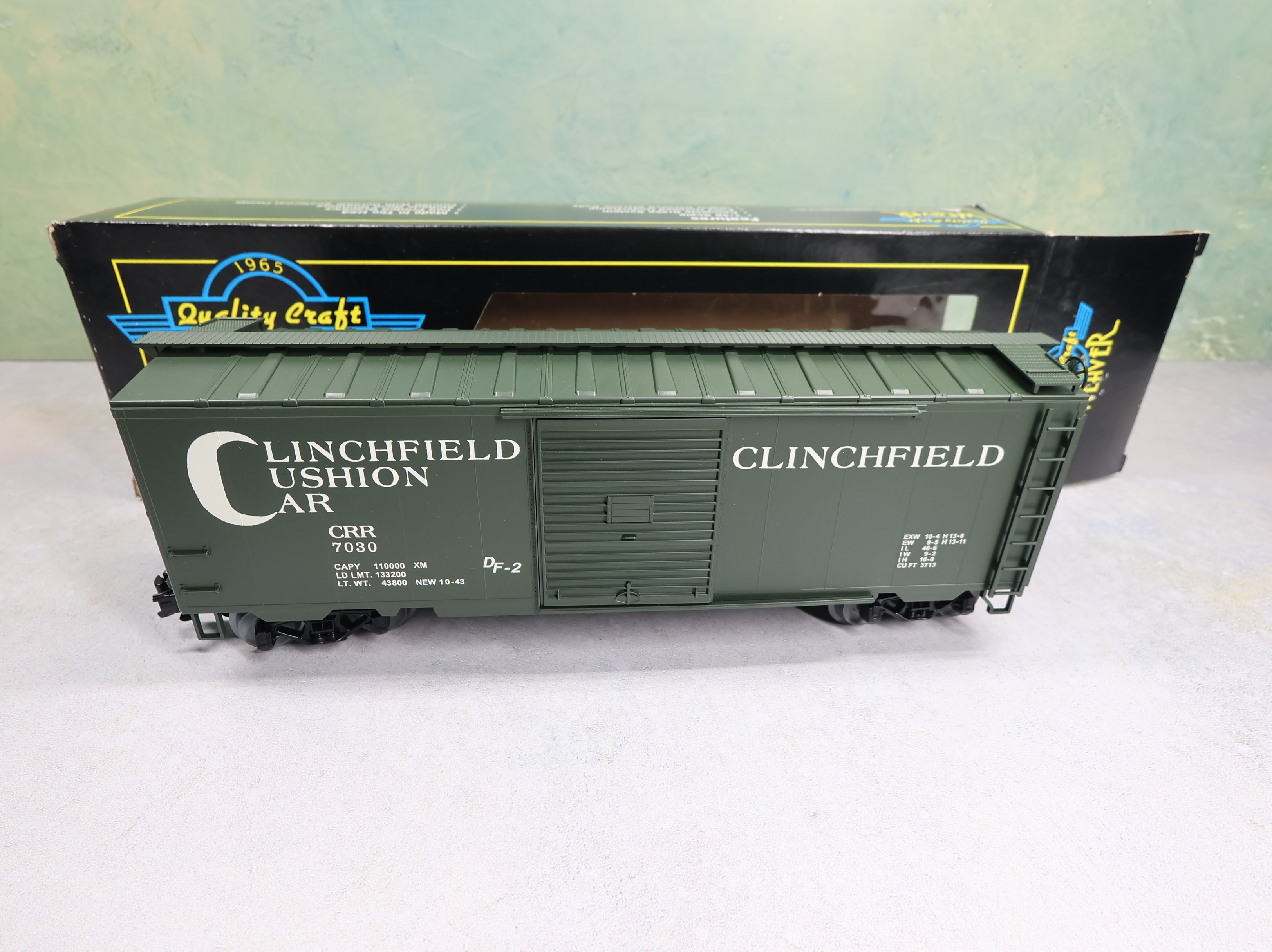 USED Weaver O 40' PS-1 Box Car Clinchfield CRR #7030