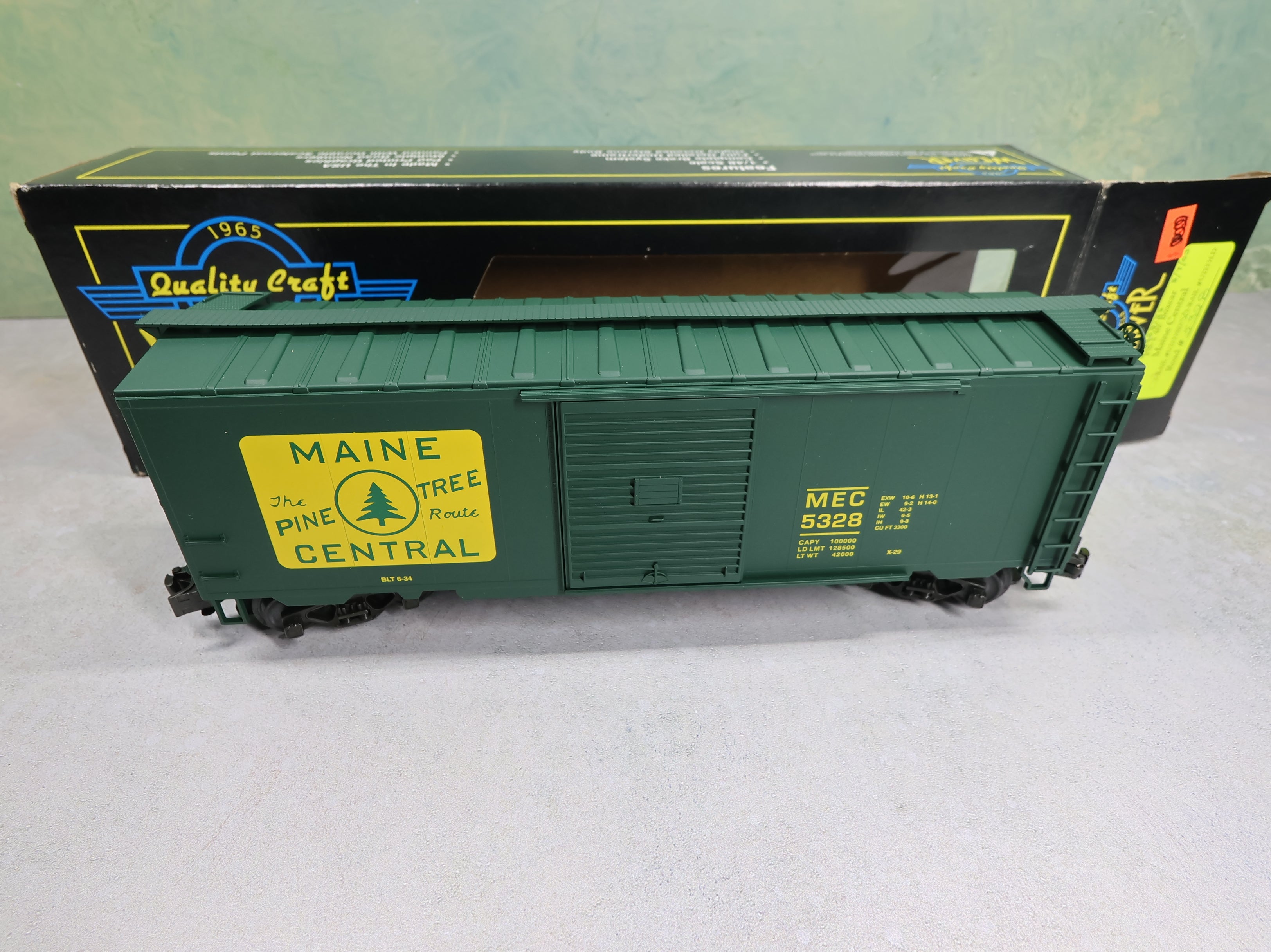 USED Weaver O 40' PS-1 Box Car Maine Central MEC #5328