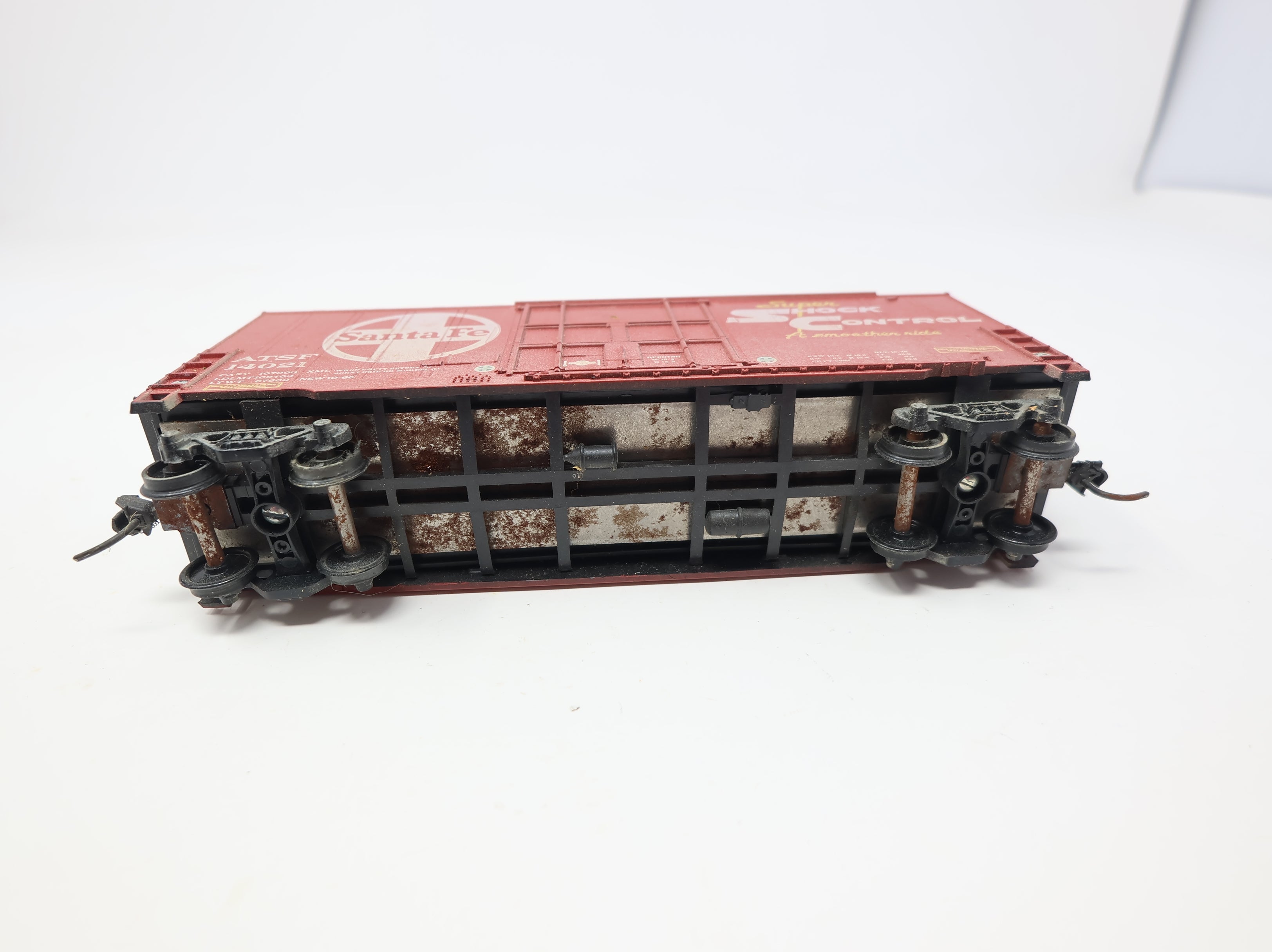 USED Athearn HO Scale 40' High Cube Santa Fe ATSF #14023 Weathered