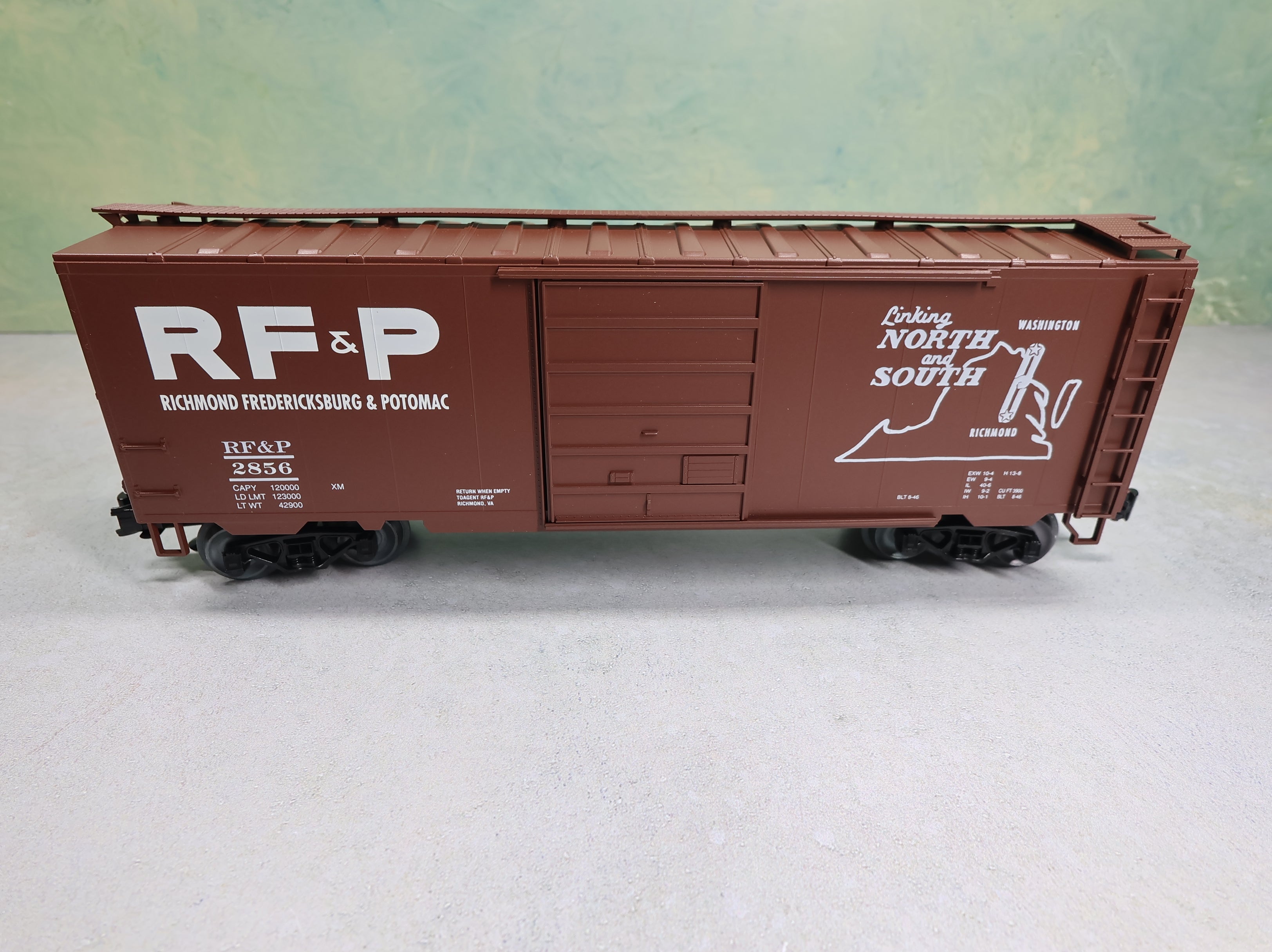 USED Weaver O 40' PS-1 Box Car Richmond Fredericksburg & Potomac RF&P #2856