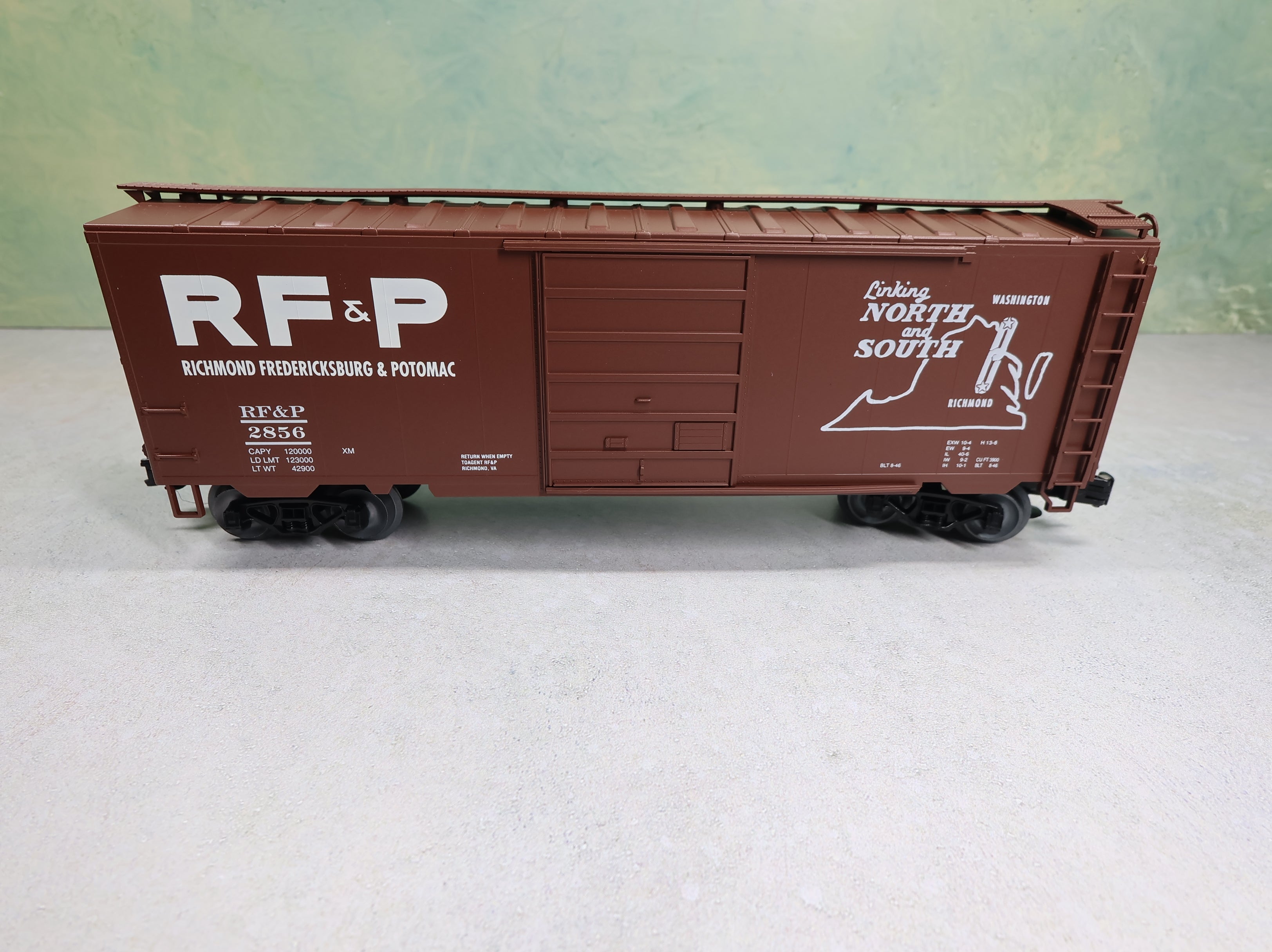 USED Weaver O 40' PS-1 Box Car Richmond Fredericksburg & Potomac RF&P #2856