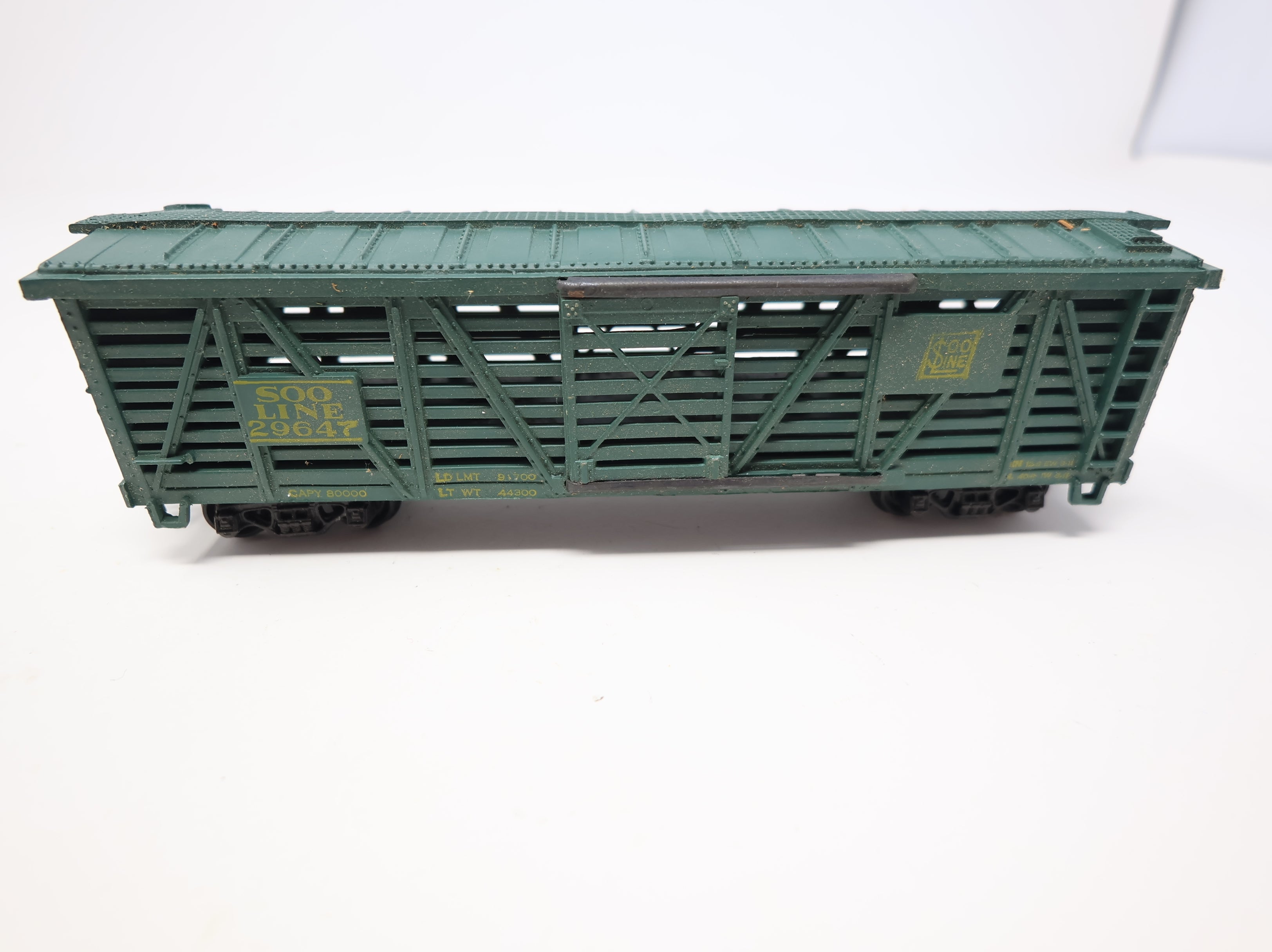 USED HO Scale Cattle Stock Car Soo Line #29647