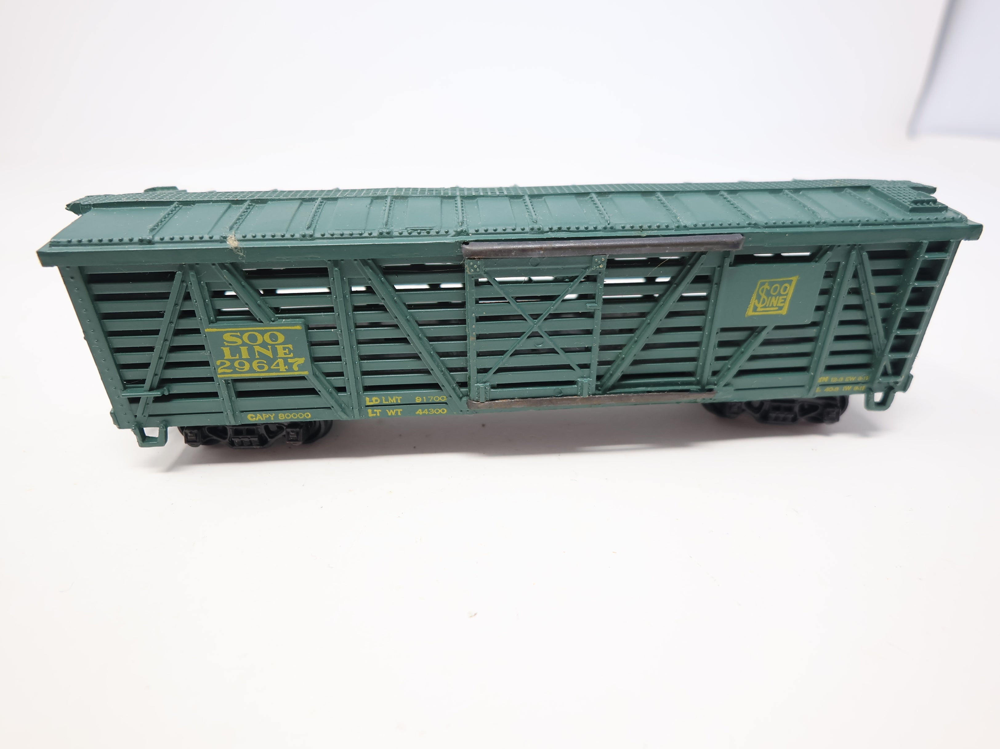 USED HO Scale Cattle Stock Car Soo Line #29647