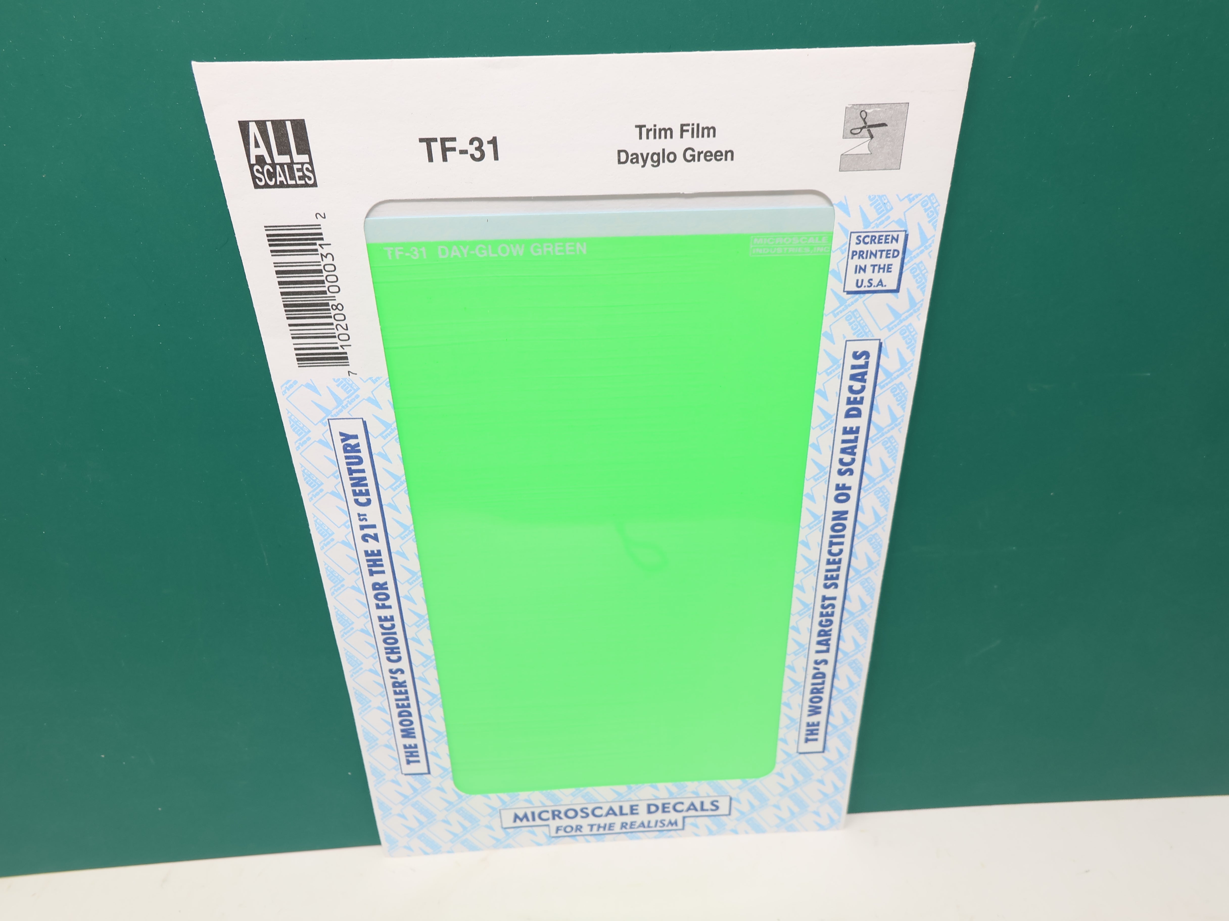 MICROSCALE TF31 Multi Scale, Trim Film Dayglow Green