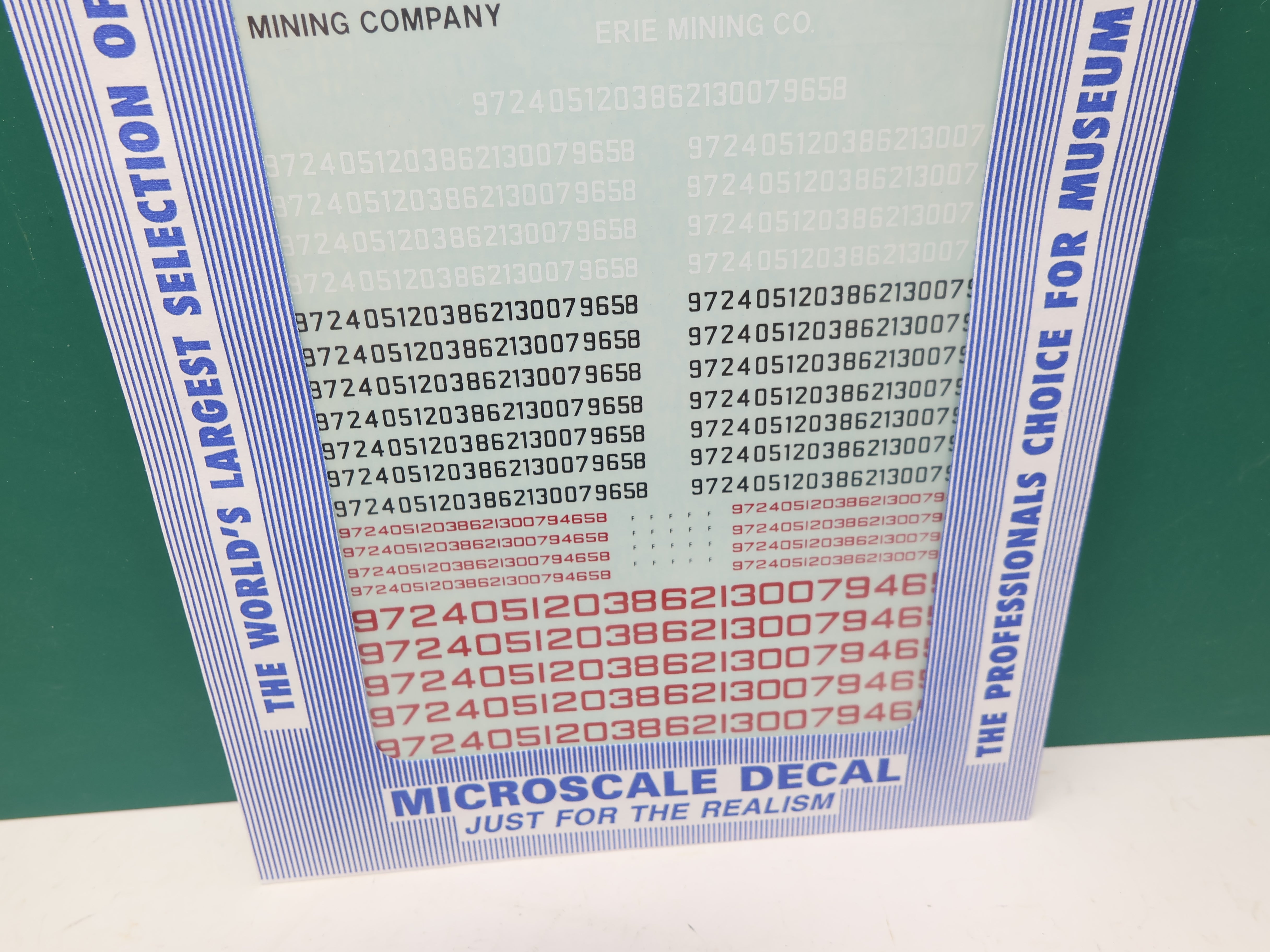 MICROSCALE 87-147 HO Scale, Erie Mining Co Diesel Decals