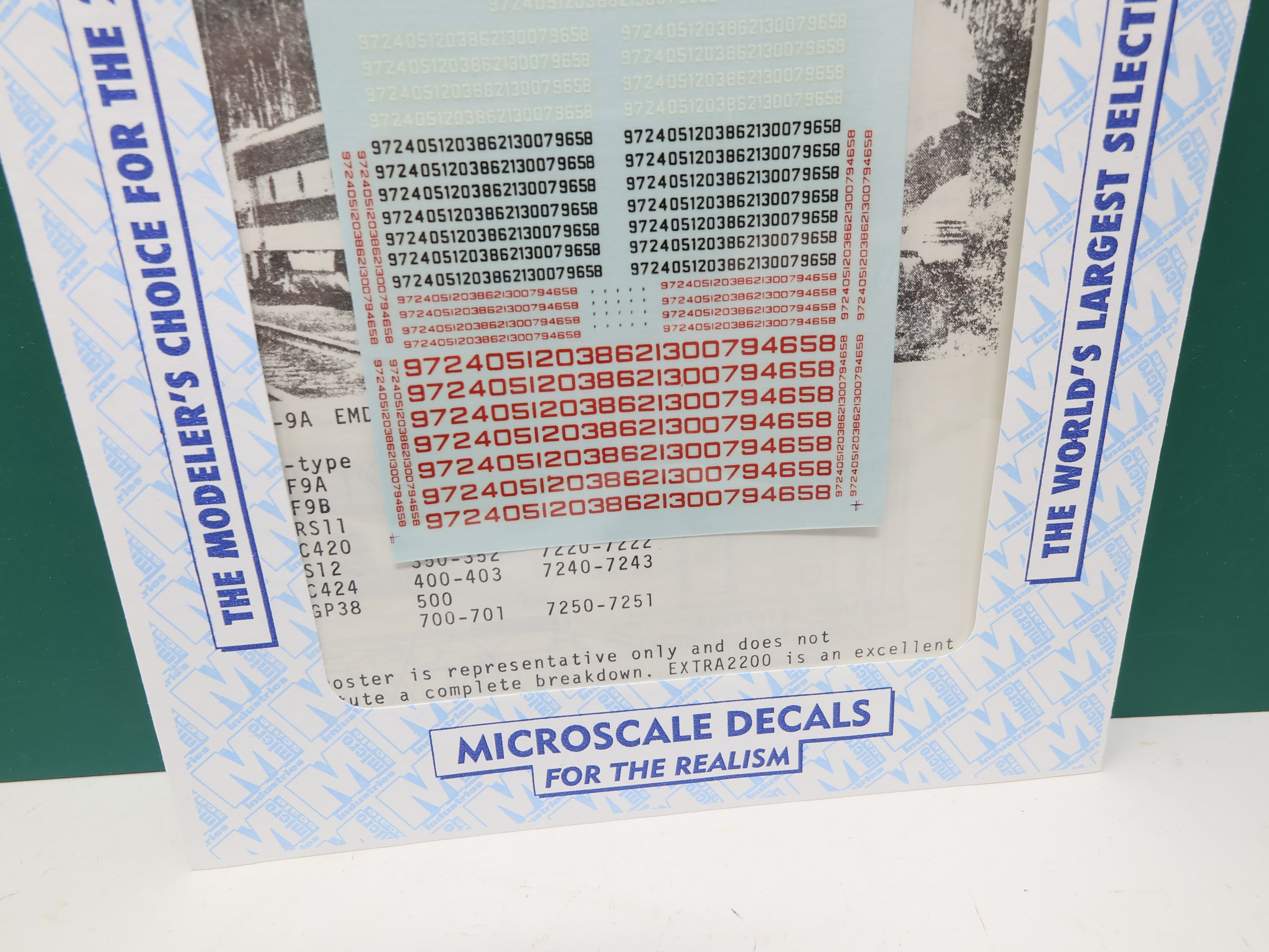 MICROSCALE 60-147 N Scale, Erie Mining Co Diesel Decals (60s & 70s)