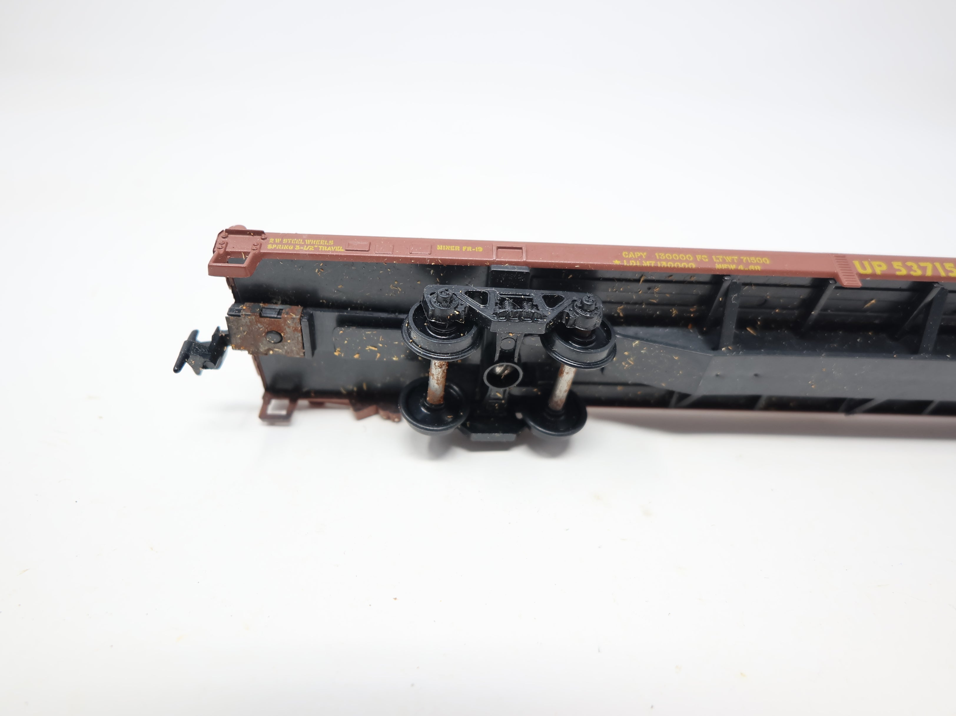 USED Athearn HO Scale Lot of 85' Flat Cars (rough) Pacific Southern, Cotton Belt, Union Pacifc (3 pcs)