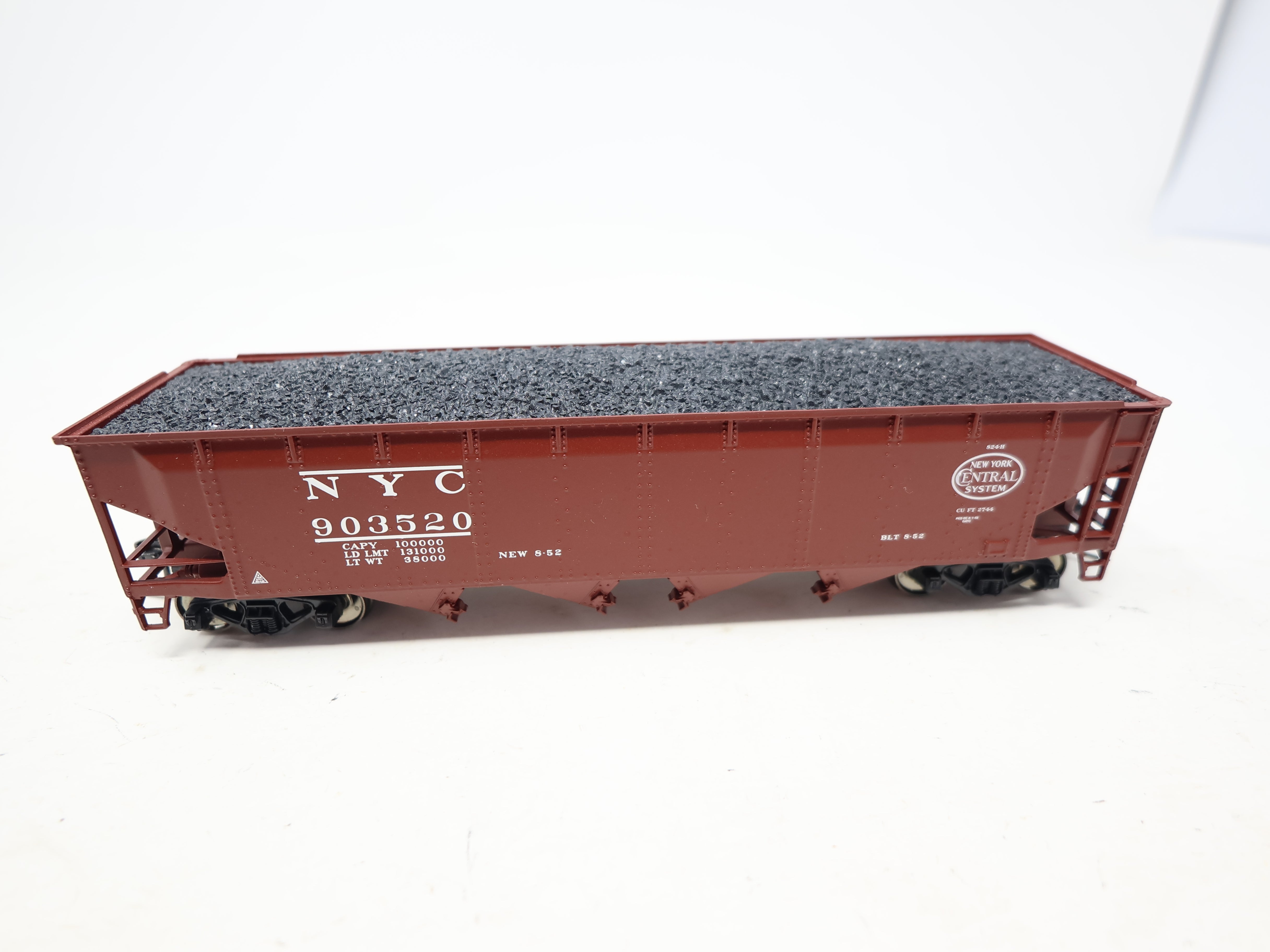 USED MTH 85-75026 HO Scale, 70T Quadruple Hopper Car, New York Central NYC #903520