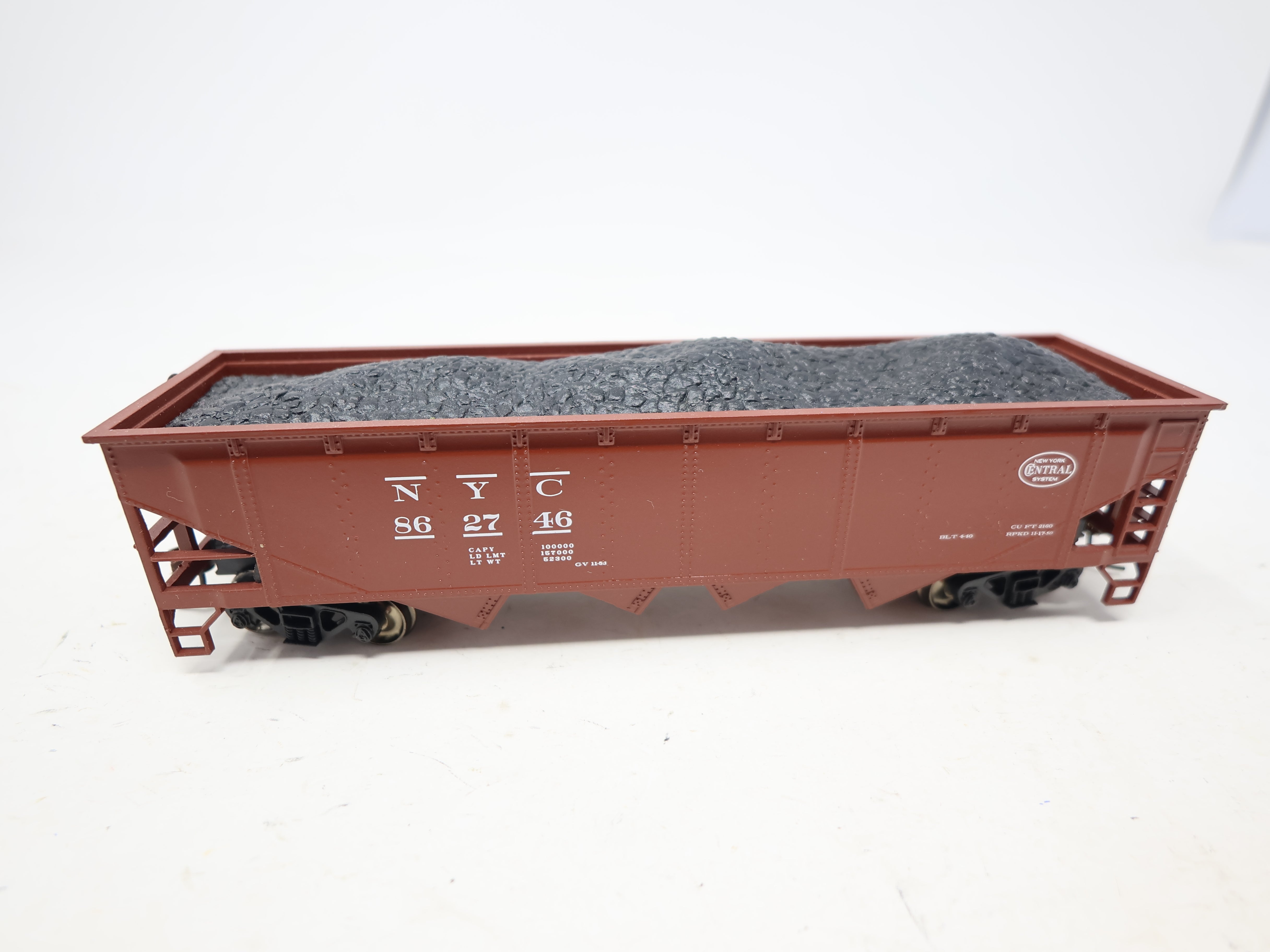 USED Bachmann 17620 HO Scale, 40' Quad Hopper, New York Central NYC #862746