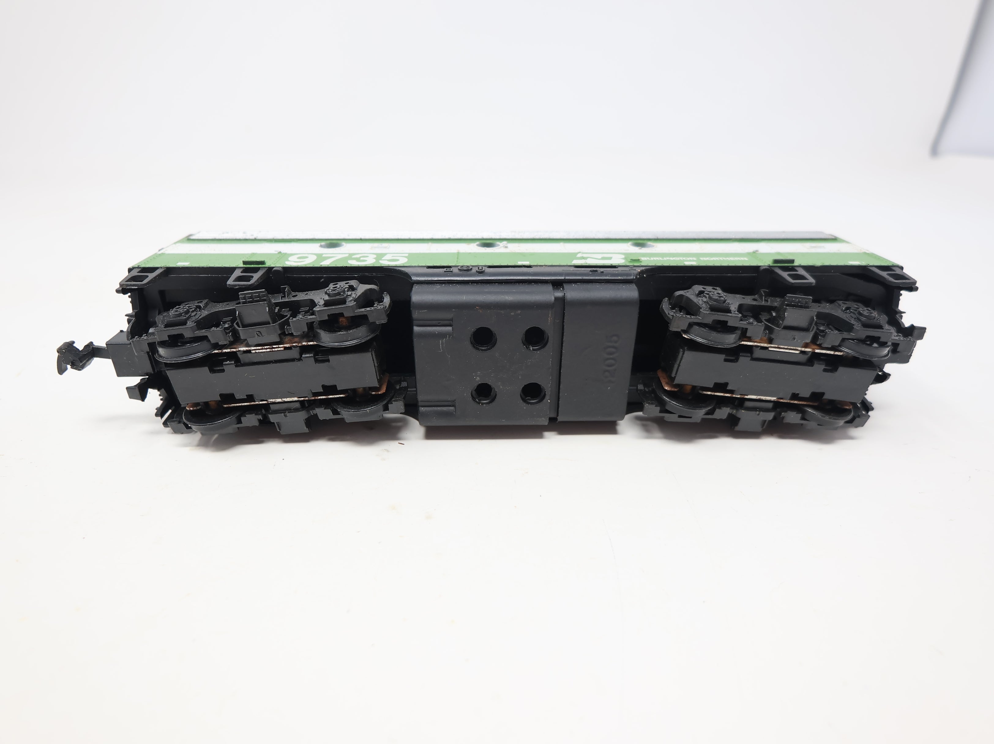 USED Athearn HO Scale F7B Diesel Locomotive Burlington Northern #9735 Unpowered