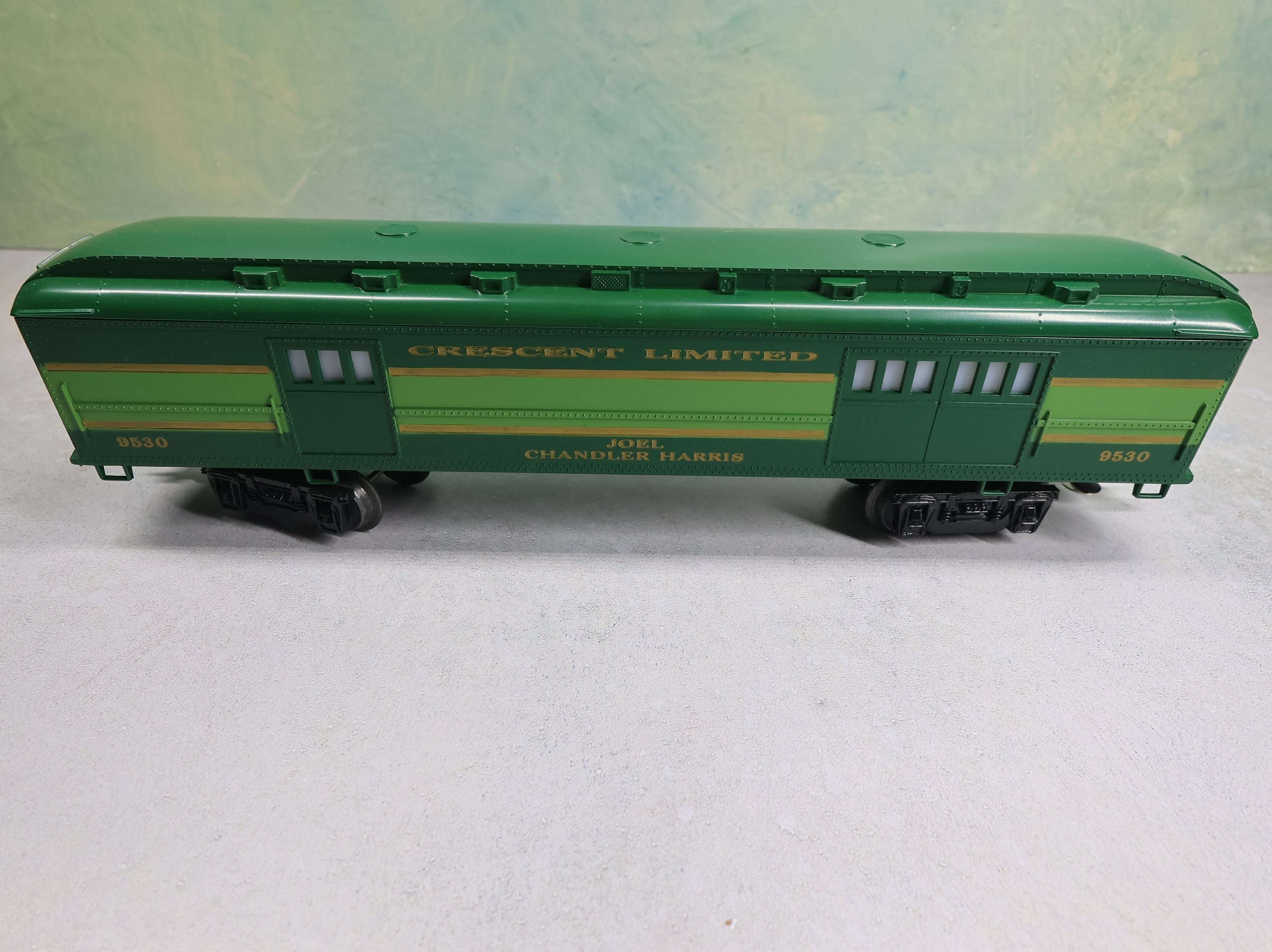 USED Lionel O Baggage Passenger Car Southern Crescent Limited Joel Chandler Harris #9530