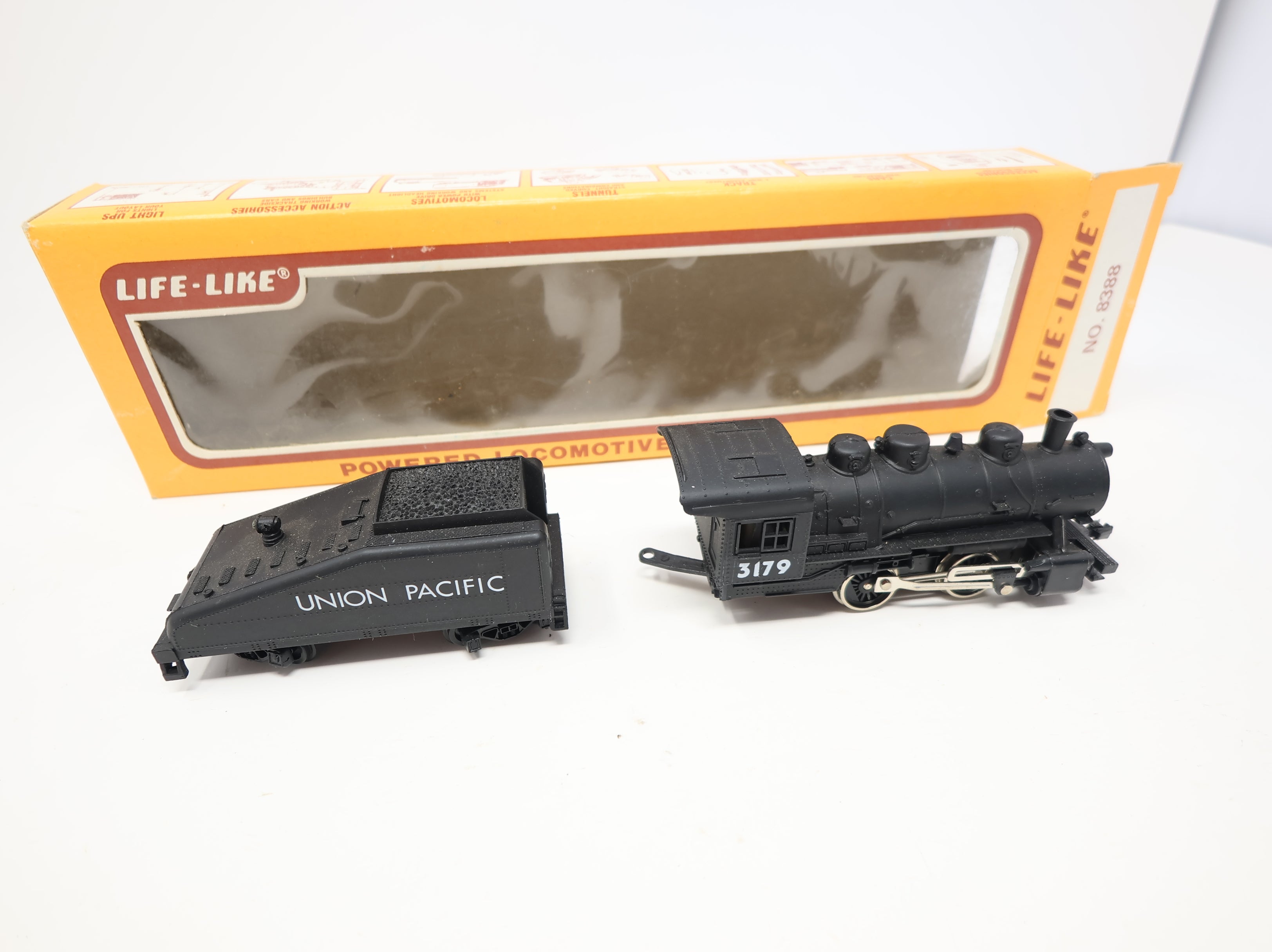 USED Life-Like HO Scale 0-4-0 Steam Locomotive Union Pacific #3179 Parts/Repairs DC