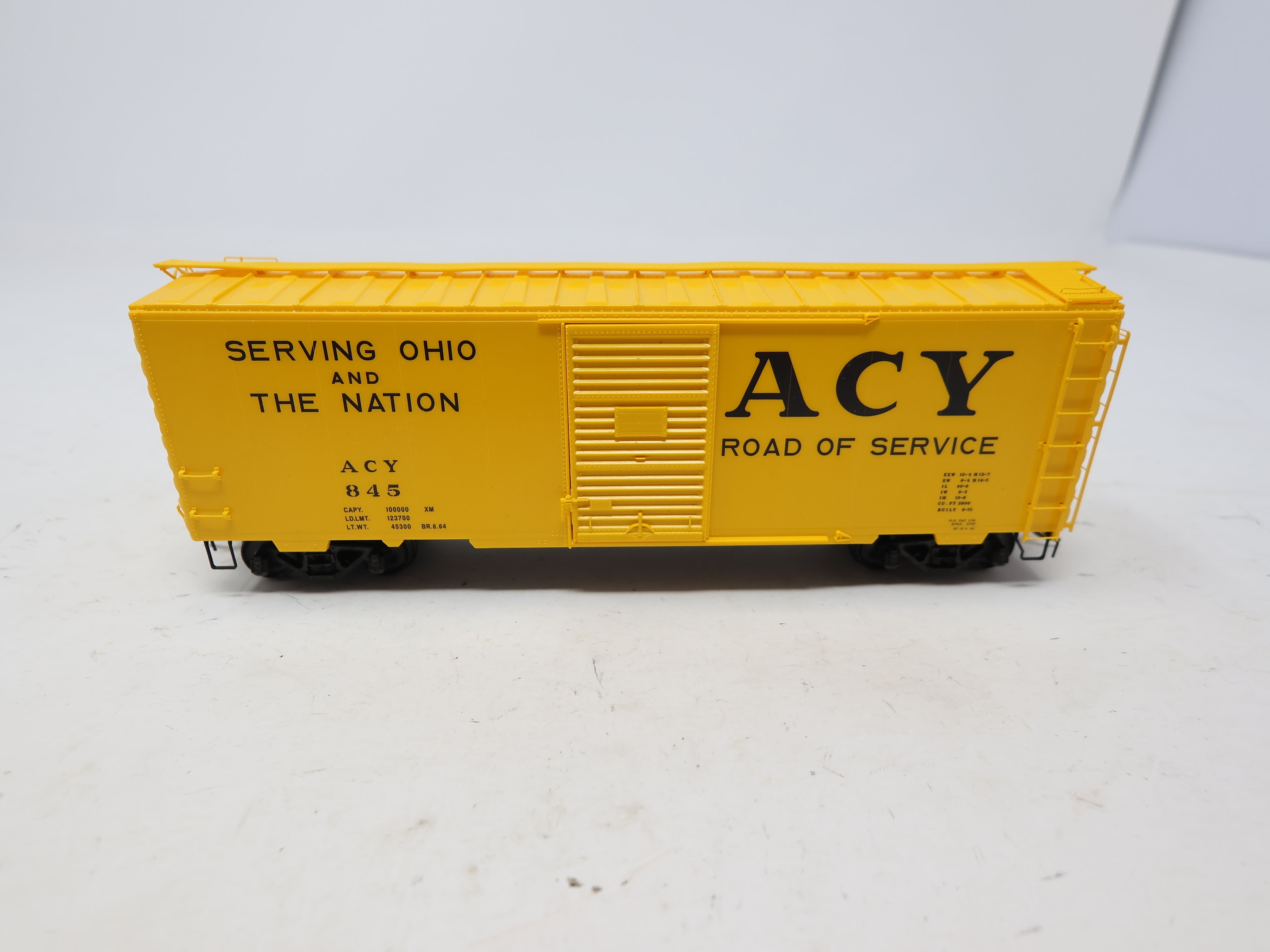 USED Kadee HO Scale, 40' Box Car, ACY #845