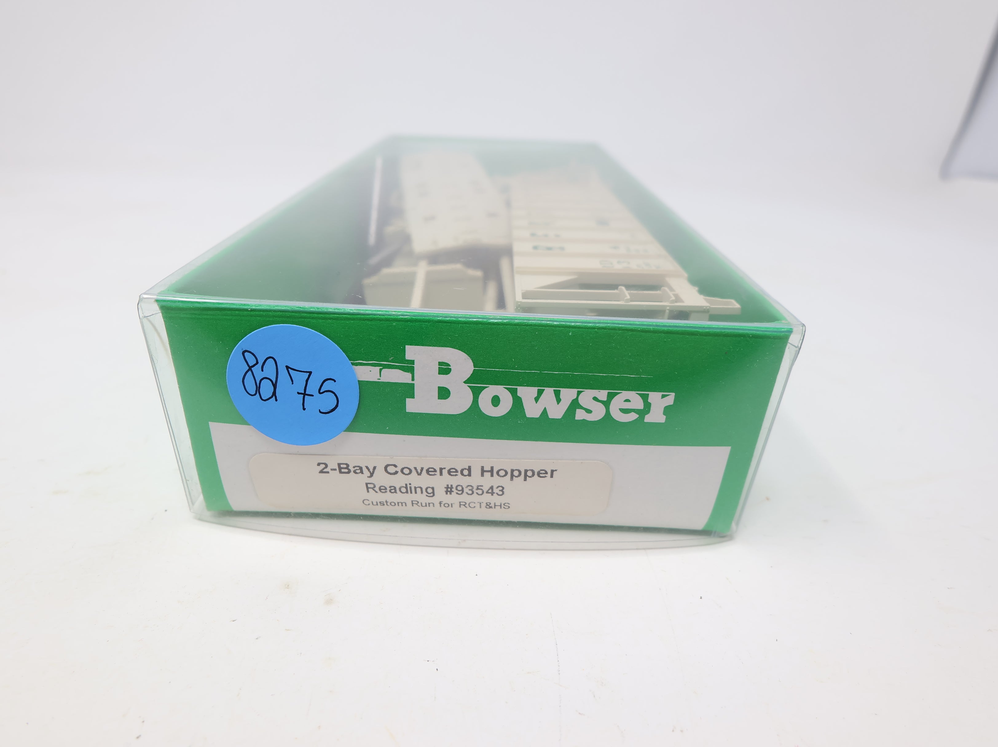 Bowser HO Scale 2 Bay Covered Hopper Reading RDG #93543 RCT&HS Run KIT