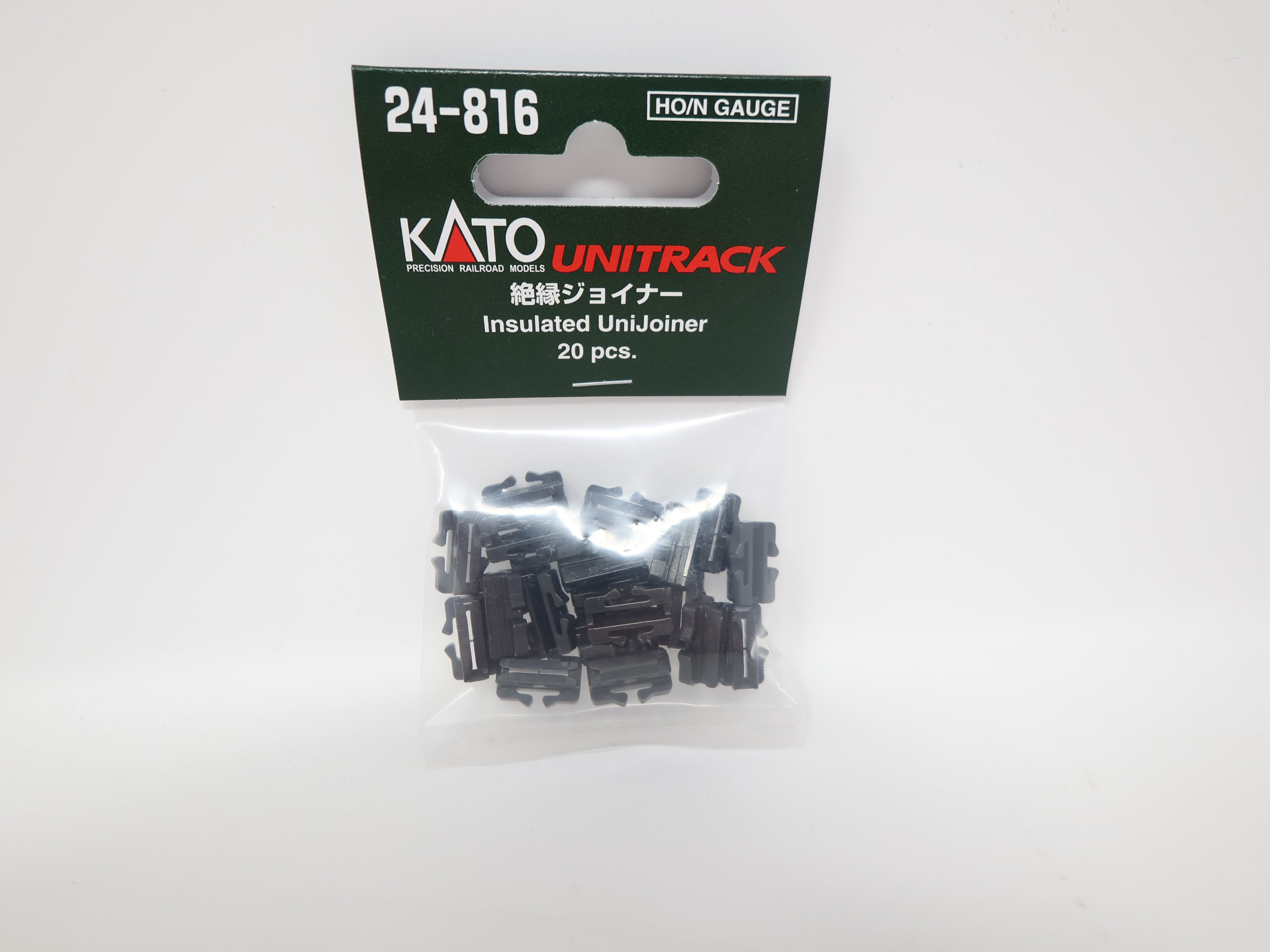 KATO 24-816 MULTI Scale, Unitrack Insulated UniJoiner (20, HO & N Scale)