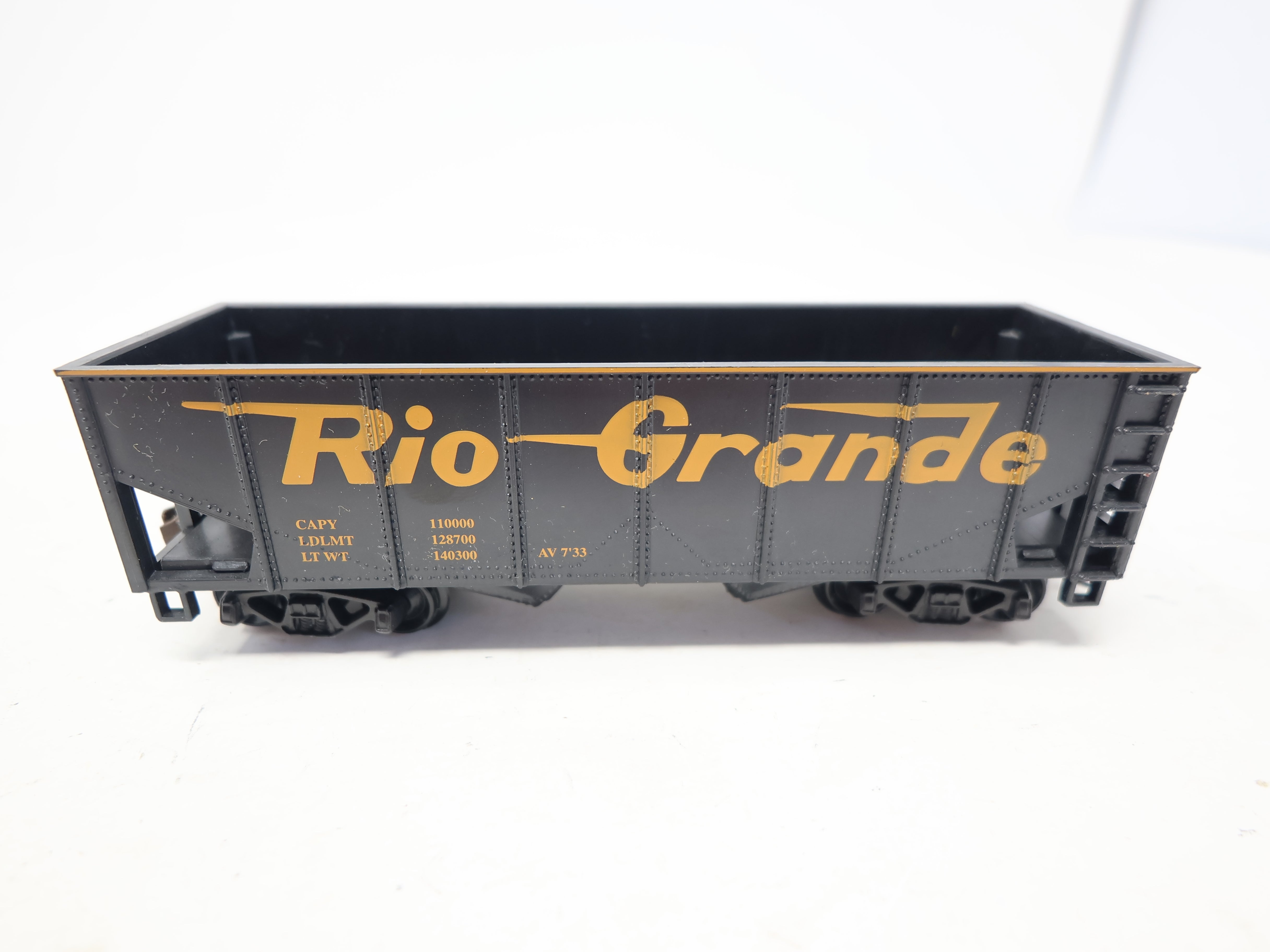 USED HO Scale, 2 Bay Hopper, Rio Grande