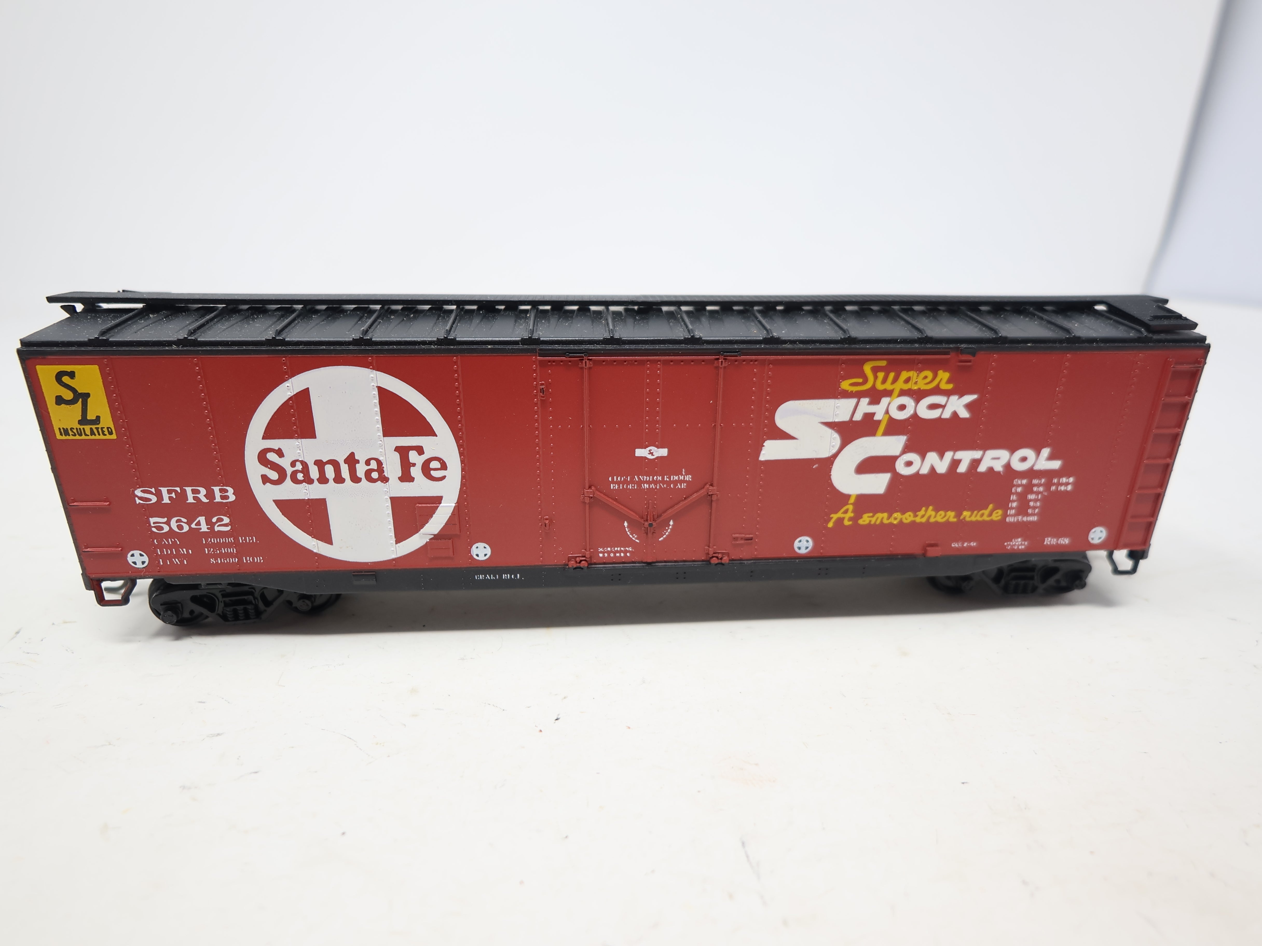 USED Athearn 1325 HO Scale, 50' PD Box Car, Santa Fe SFRB #5642