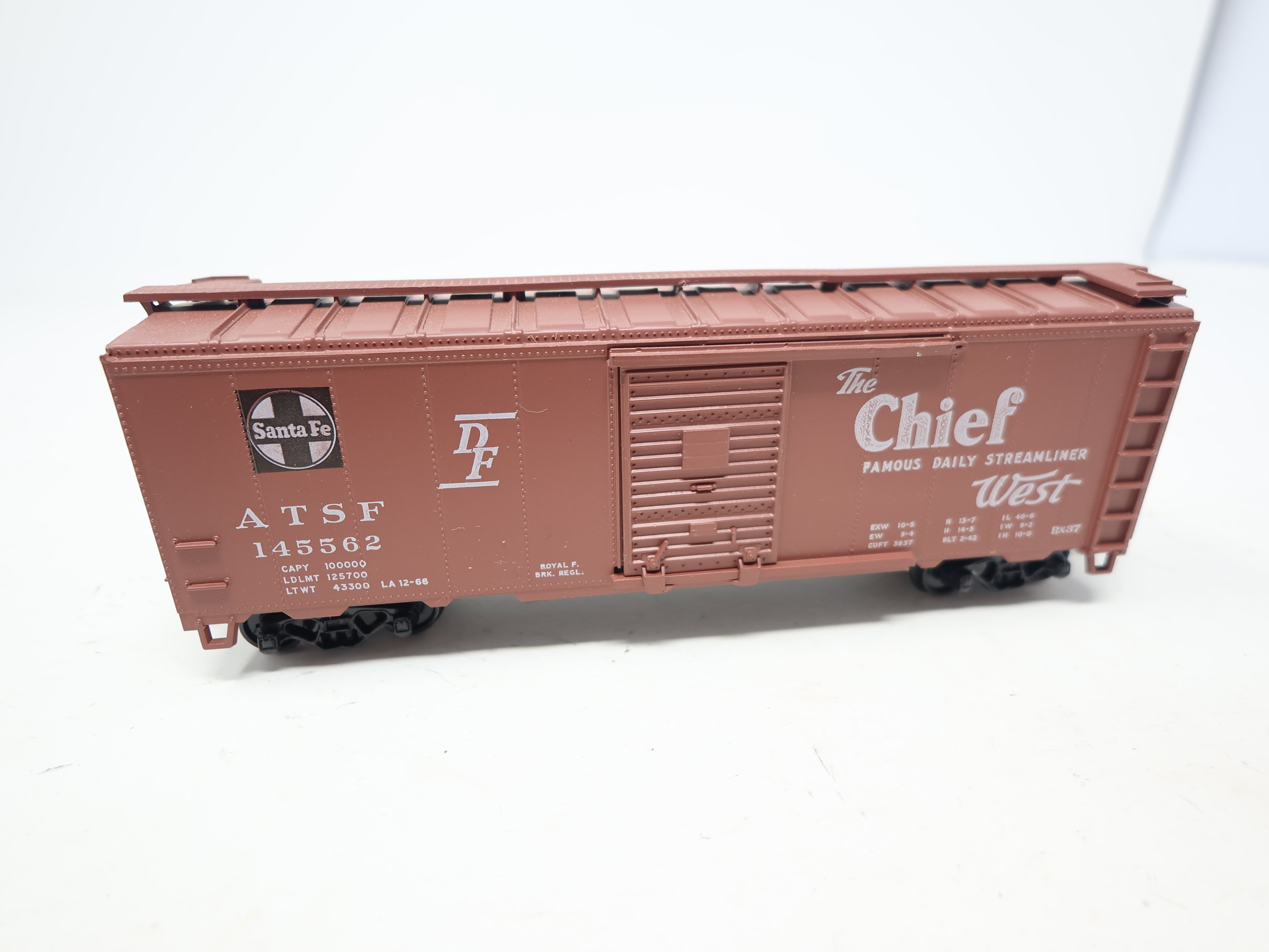 USED Athearn 5016 HO Scale, 40' Box Car, Santa Fe ATSF #145562