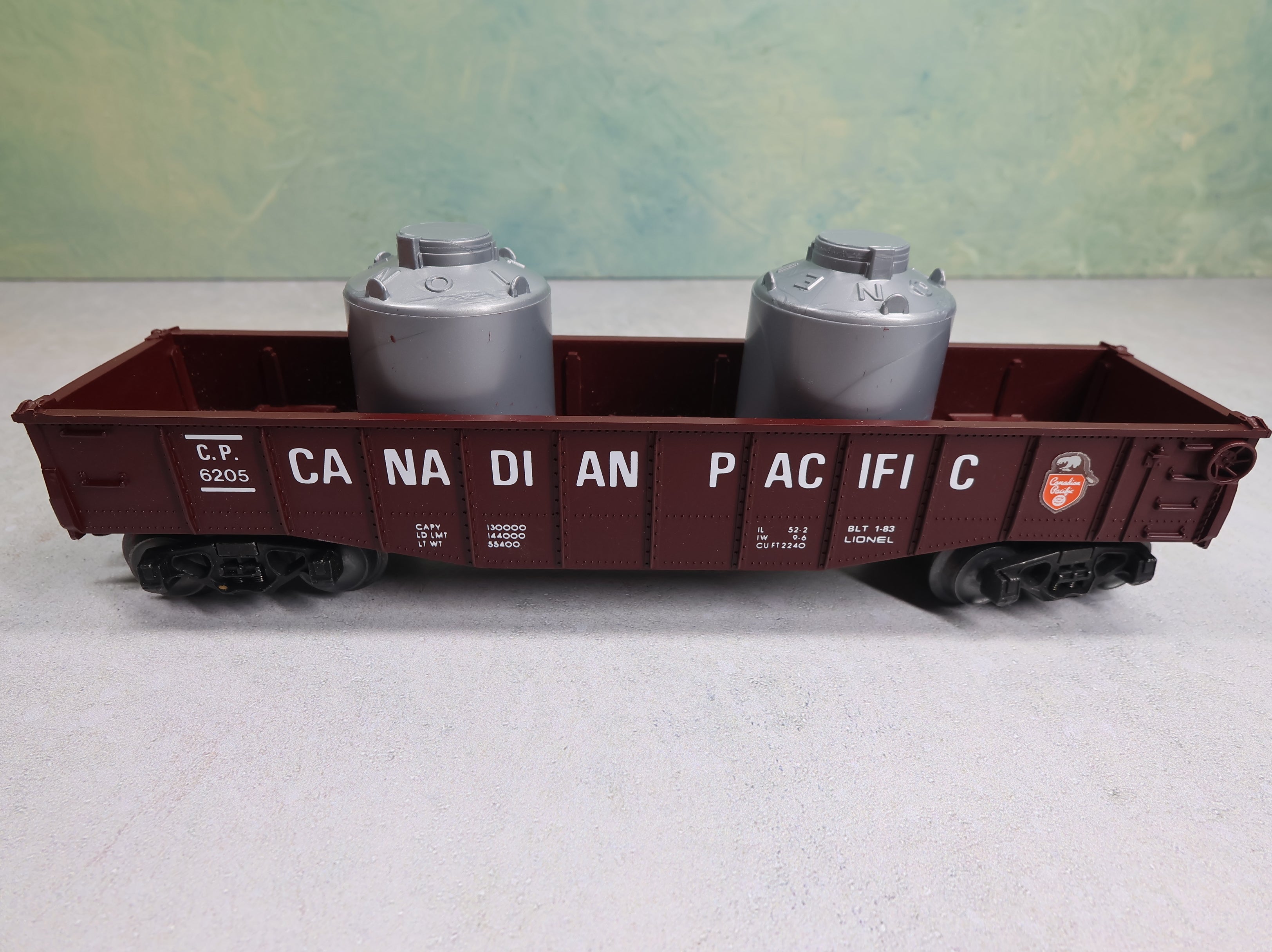 USED Lionel O Long Gondola Canadian Pacific CP #6205