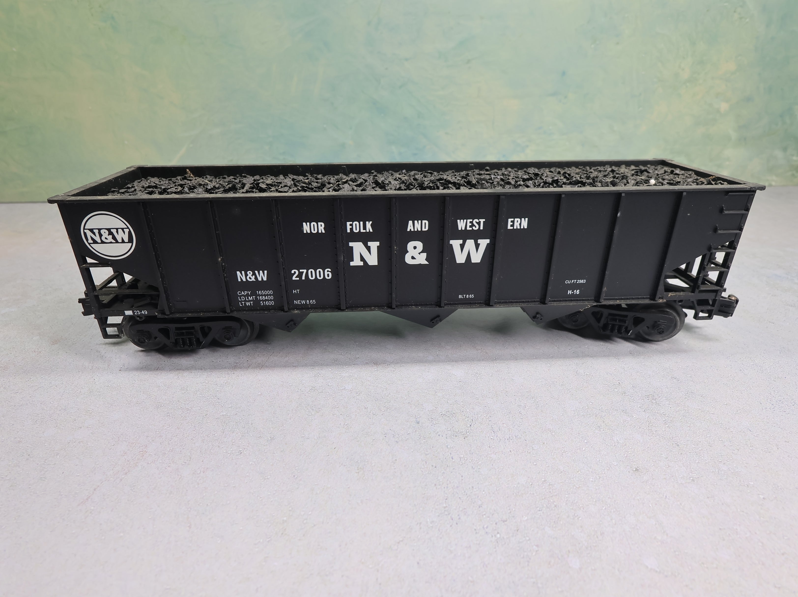 USED Weaver U18003L O 3 Bay 9 Panel Hopper Norfolk & Western N&W #27006