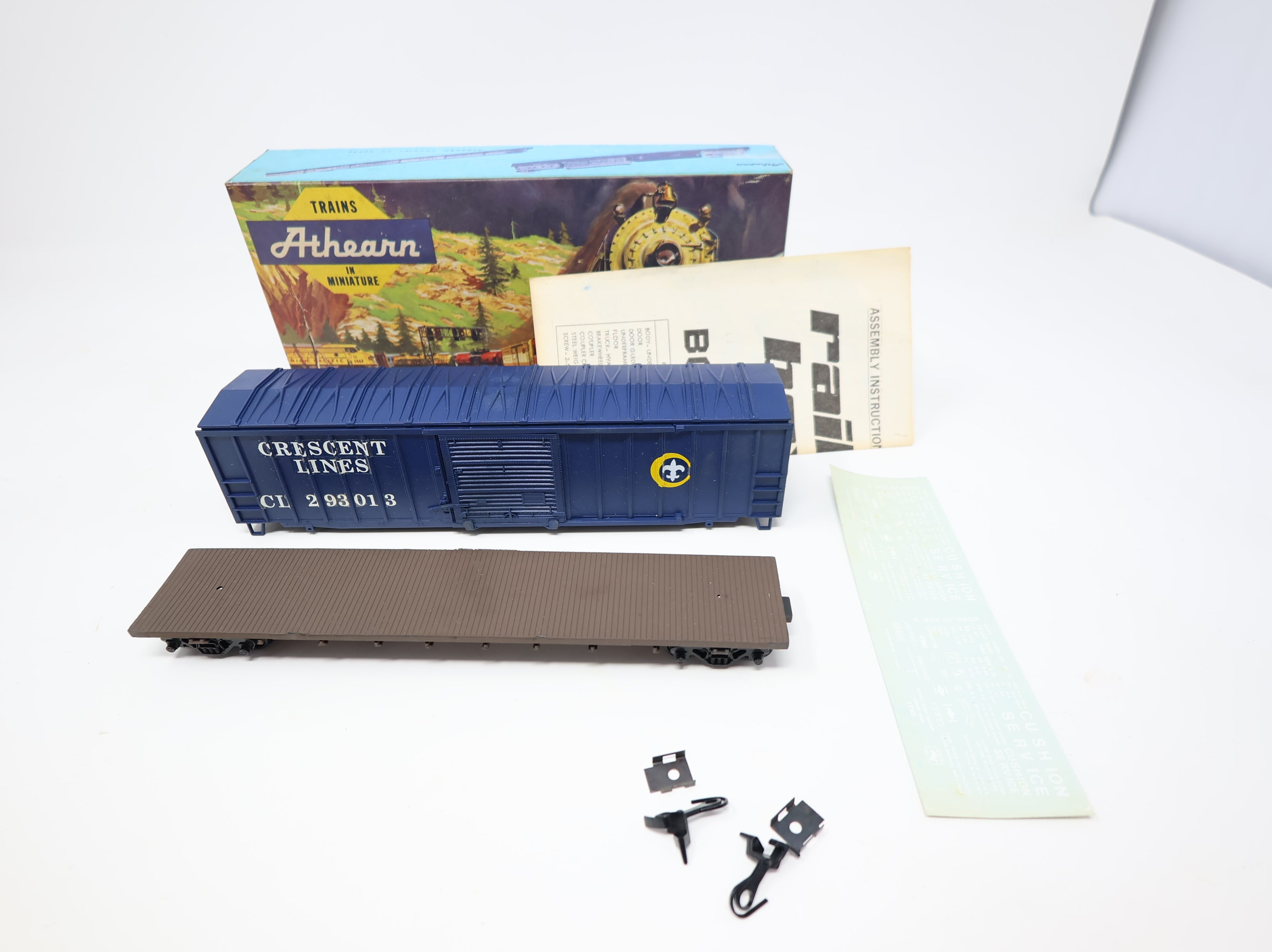 USED Athearn HO Scale 50' Railbox Box Car Crescent Lines CL #293013 Decal KIT