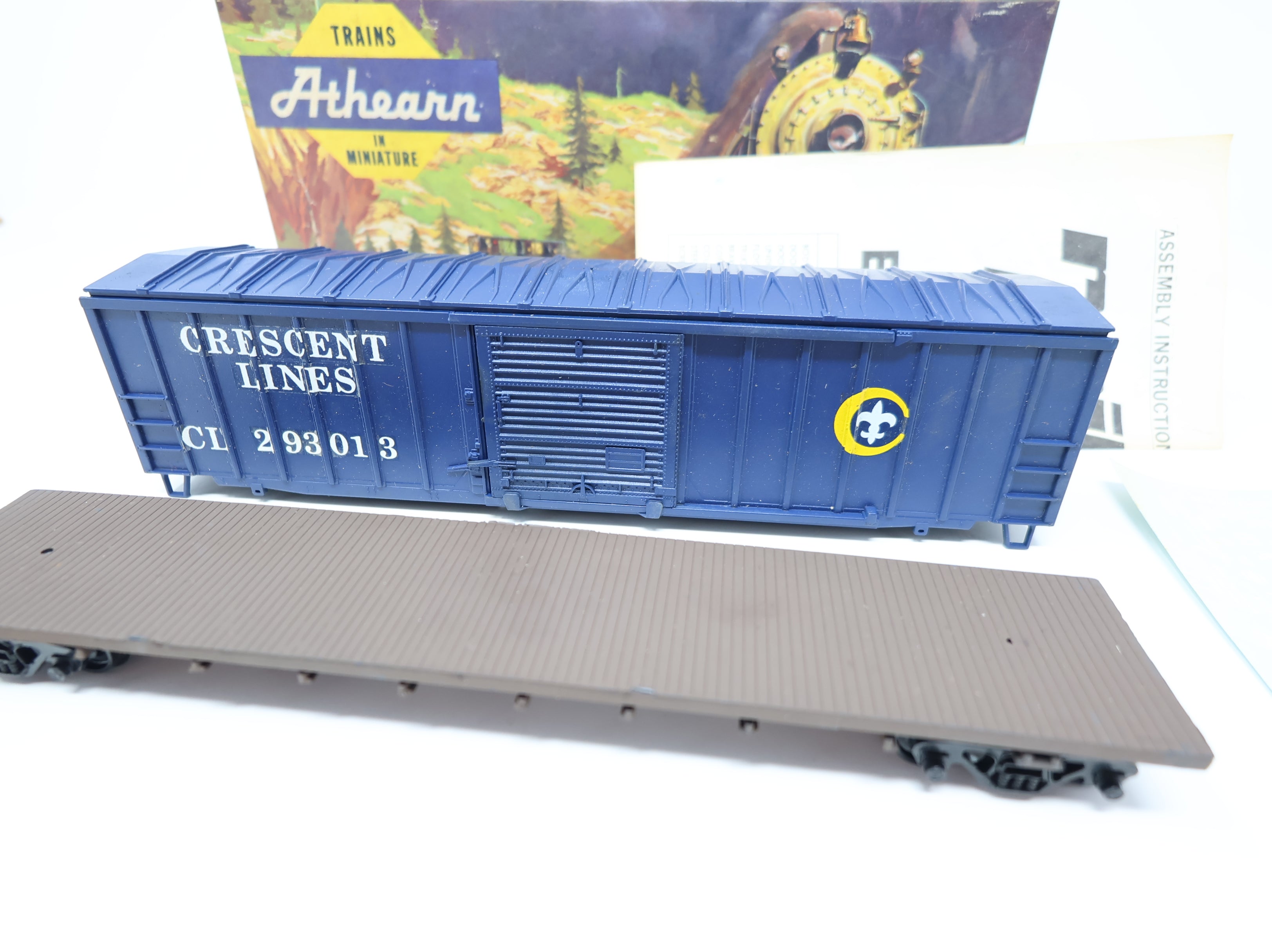 USED Athearn HO Scale 50' Railbox Box Car Crescent Lines CL #293013 Decal KIT