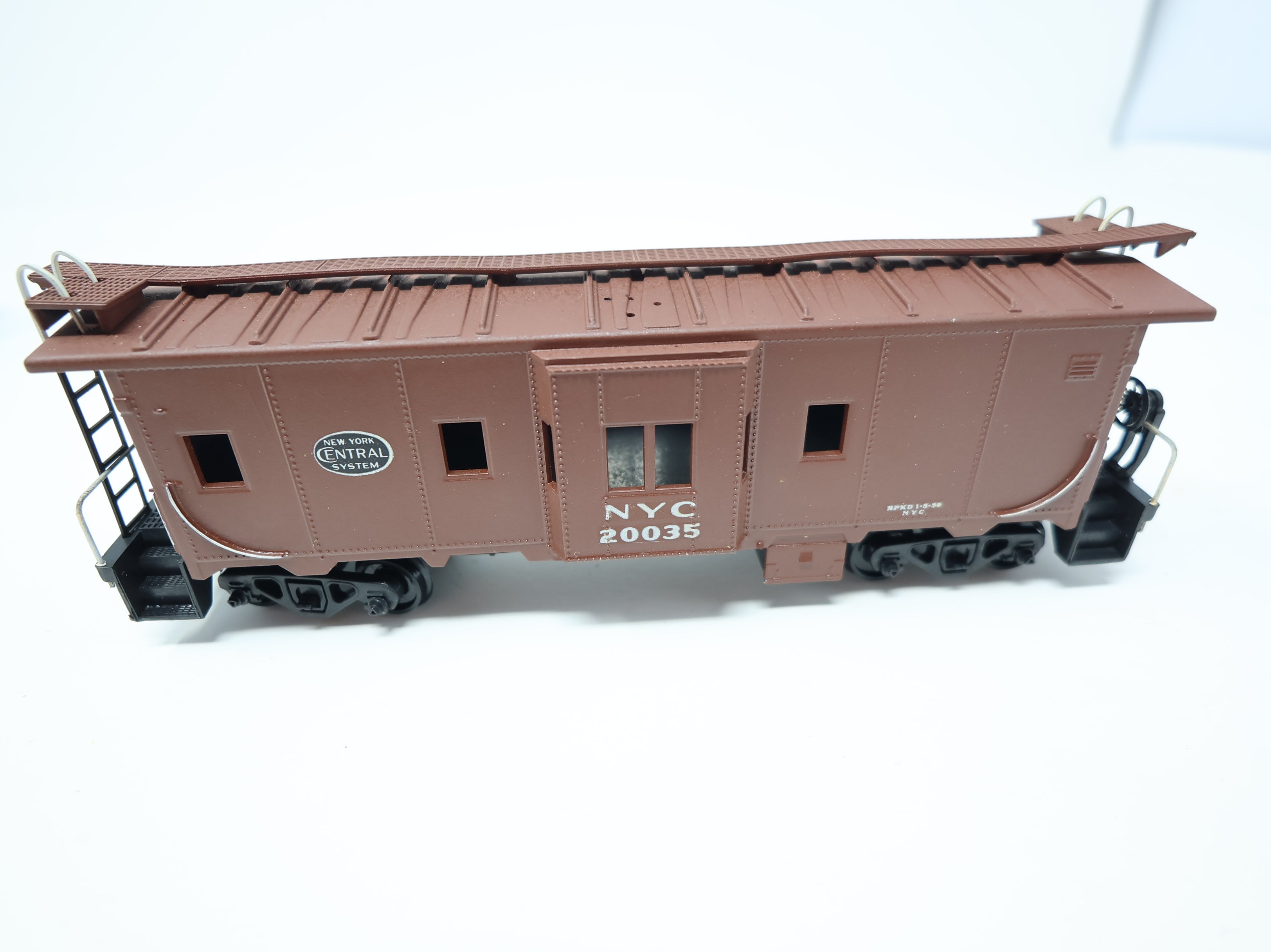 USED Athearn HO Scale Bay Window Caboose New York Central NYC #20035 Gold Spike Hobbies Custom