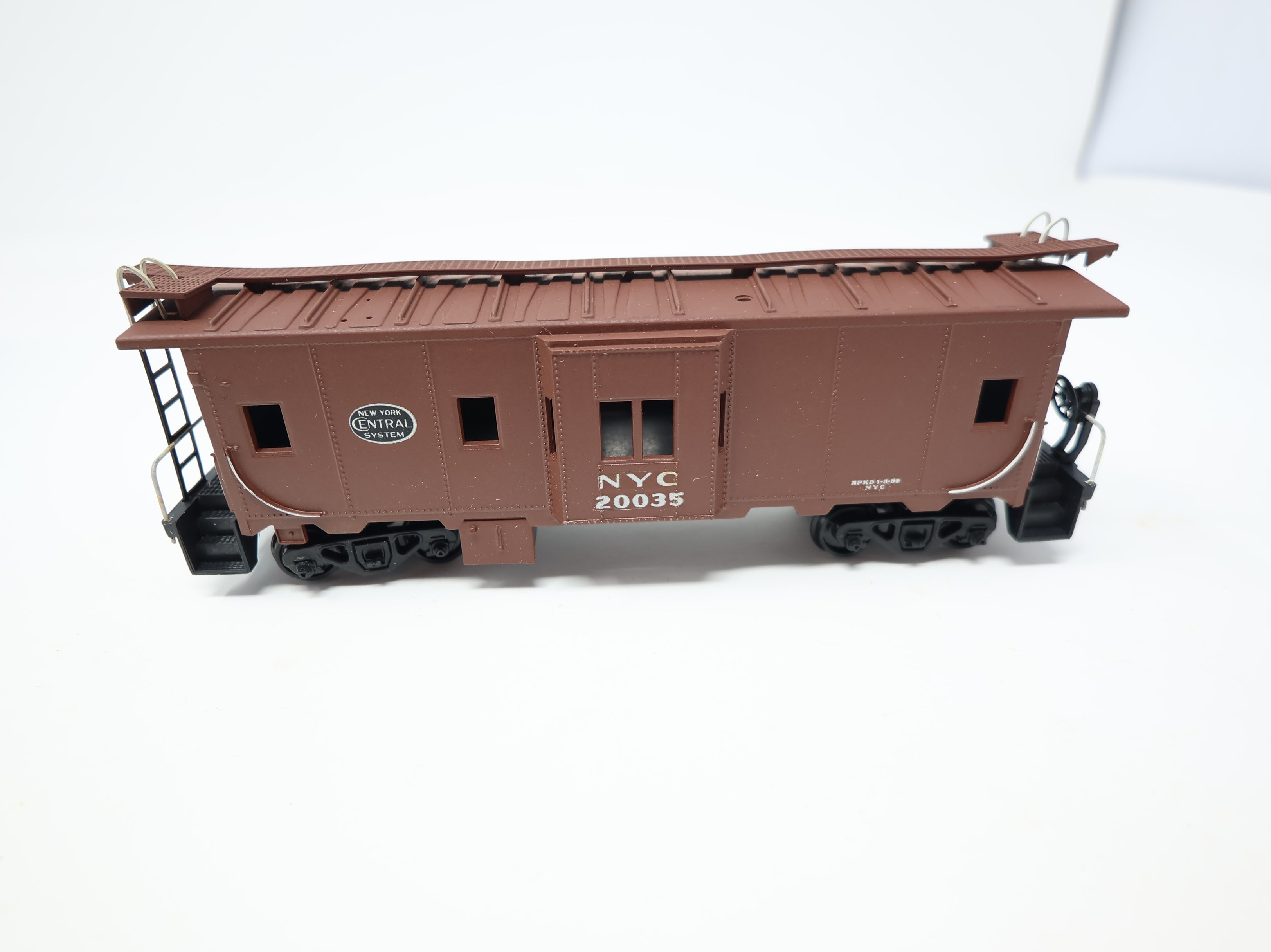 USED Athearn HO Scale Bay Window Caboose New York Central NYC #20035 Gold Spike Hobbies Custom