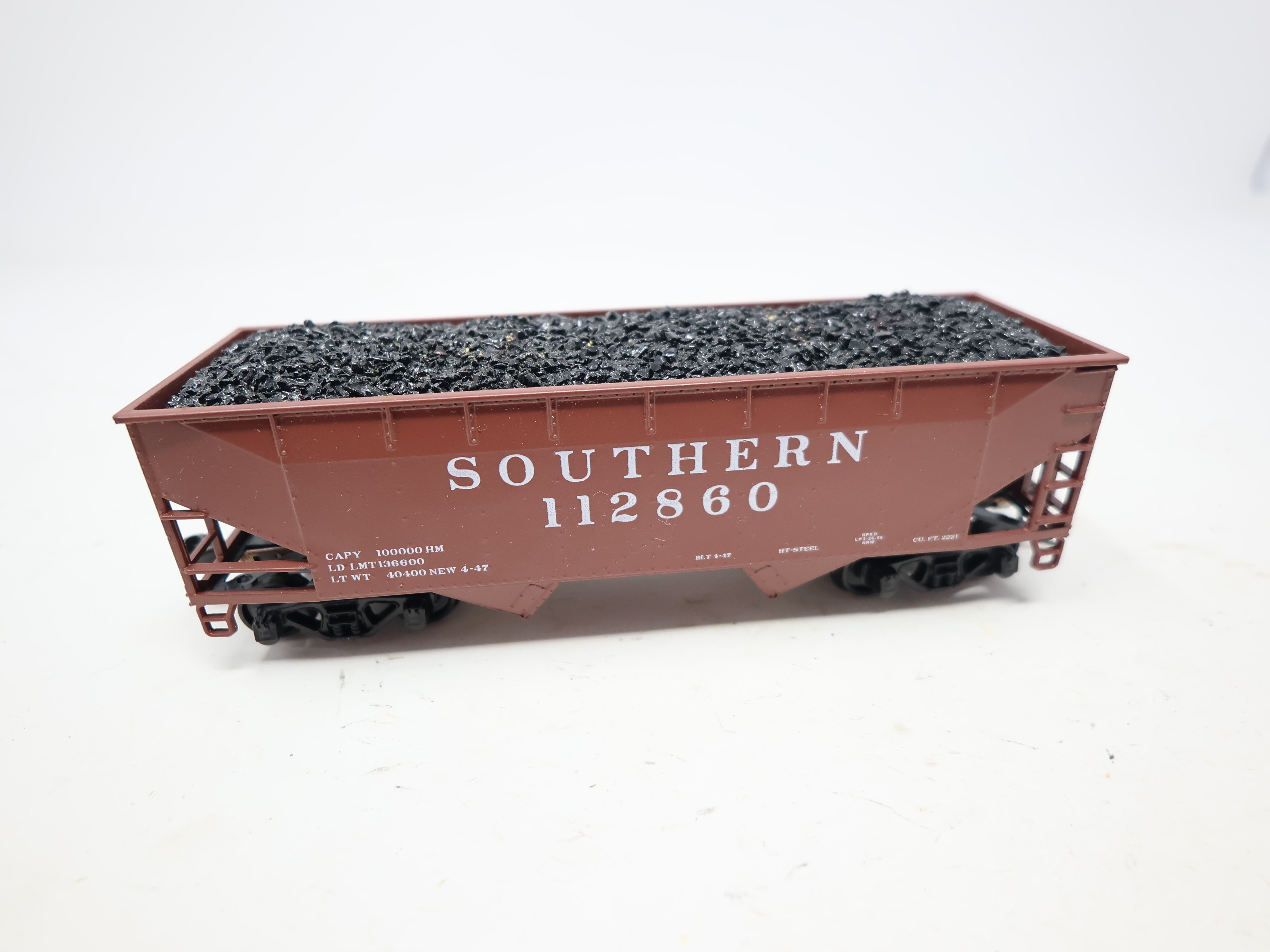 USED Athearn HO Scale, 2 Bay Open Hopper, Southern #112860