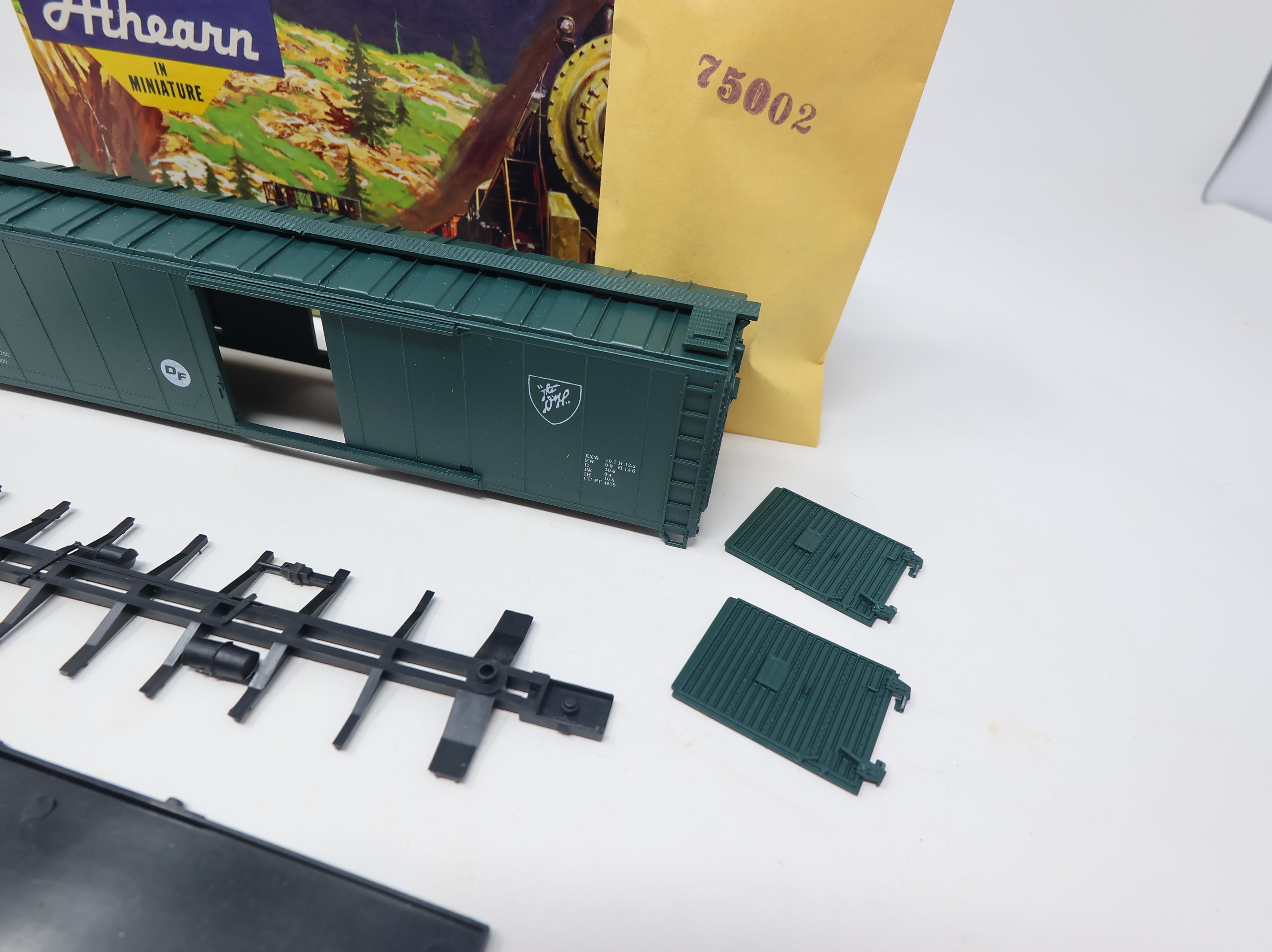 USED Athearn HO Scale 50' Box Car Delaware and Hudson D&H #24480 Custom KIT