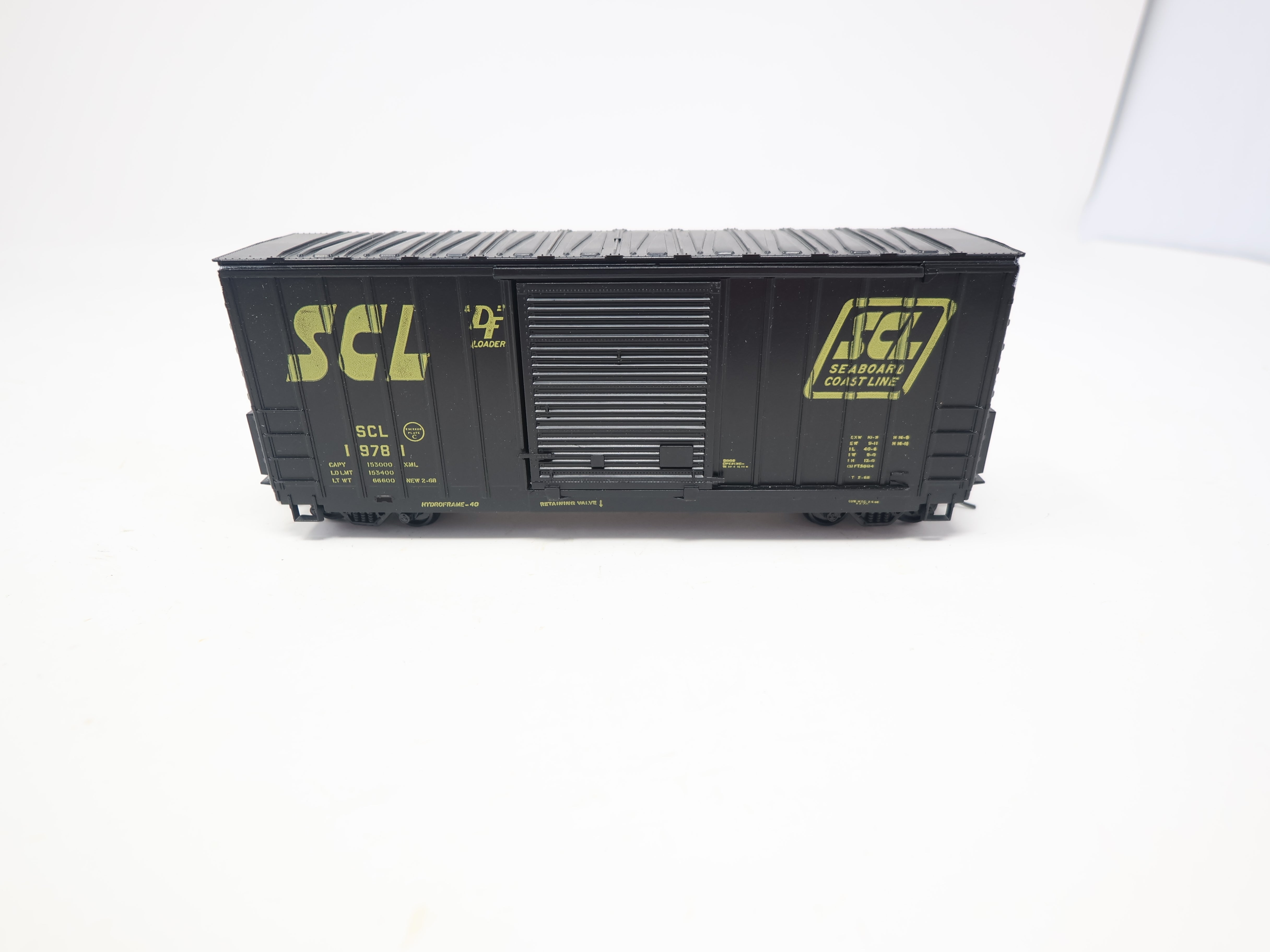 USED Athearn HO Scale, 40' Hi-Cube Box Car, Seaboard Coast Line SCL #19781