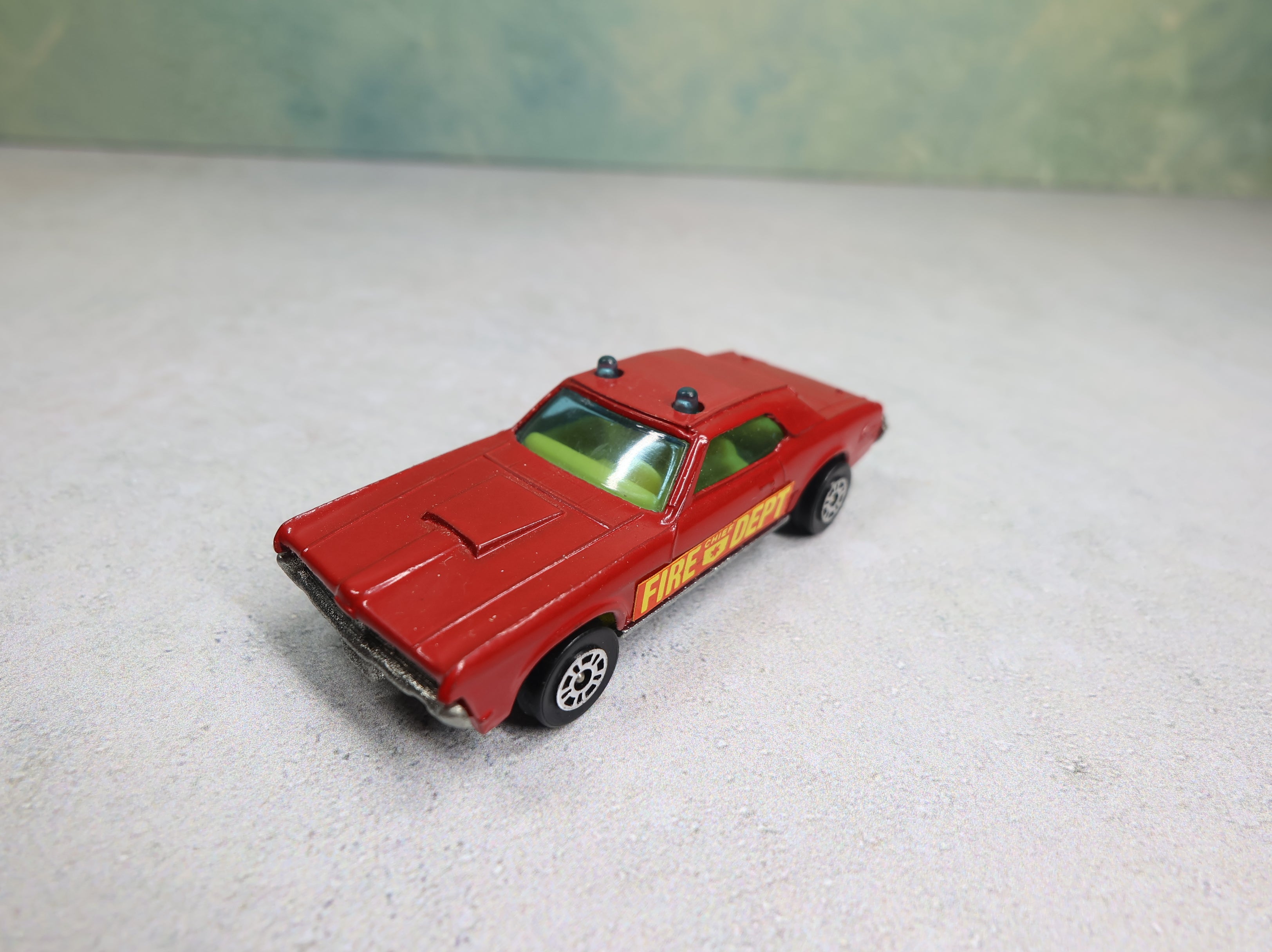 USED Corgi Mercury Cougar XR7 Fire Dept