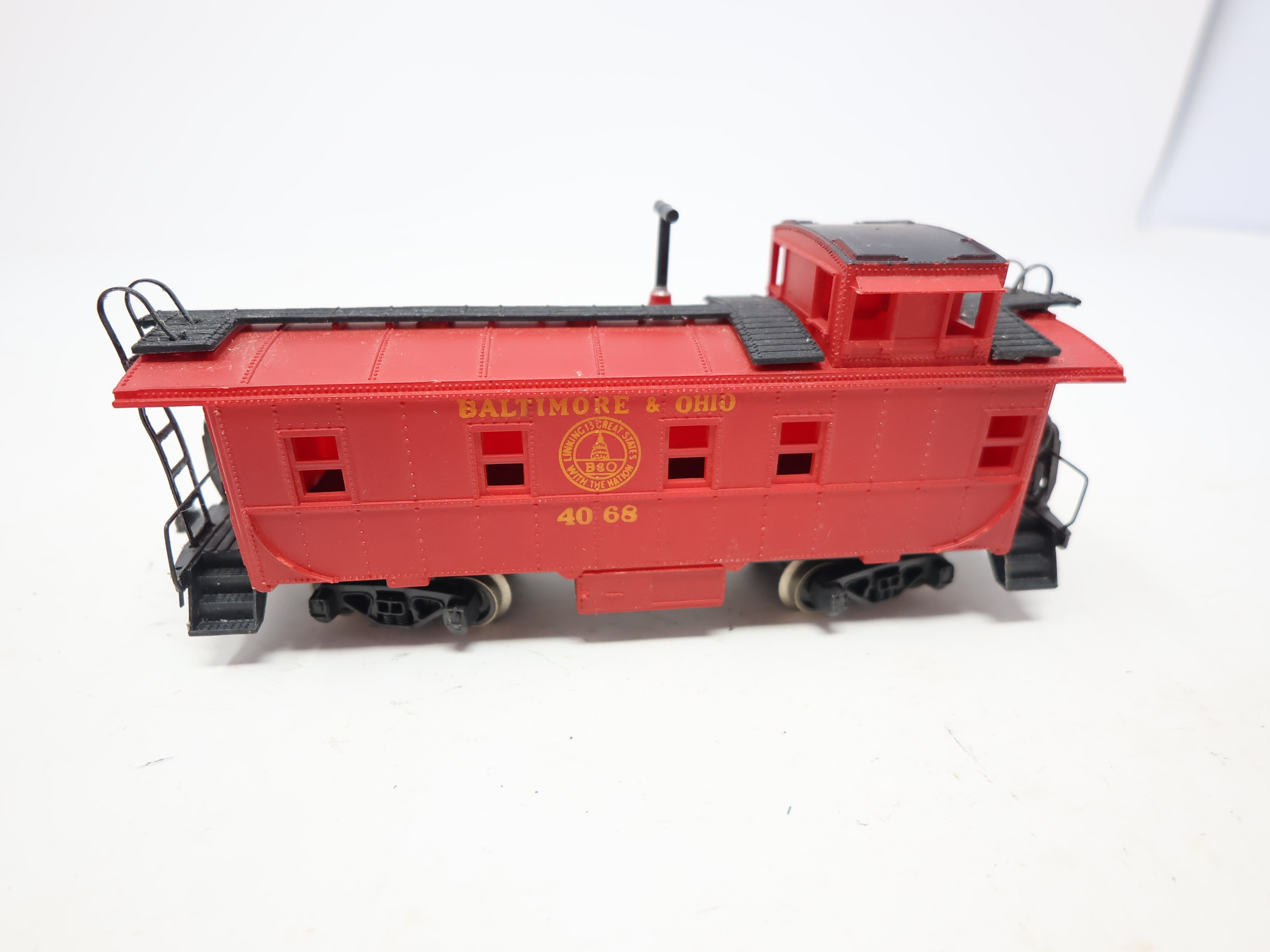 USED AHM HO Scale, Caboose, Baltimore and Ohio BO #4068