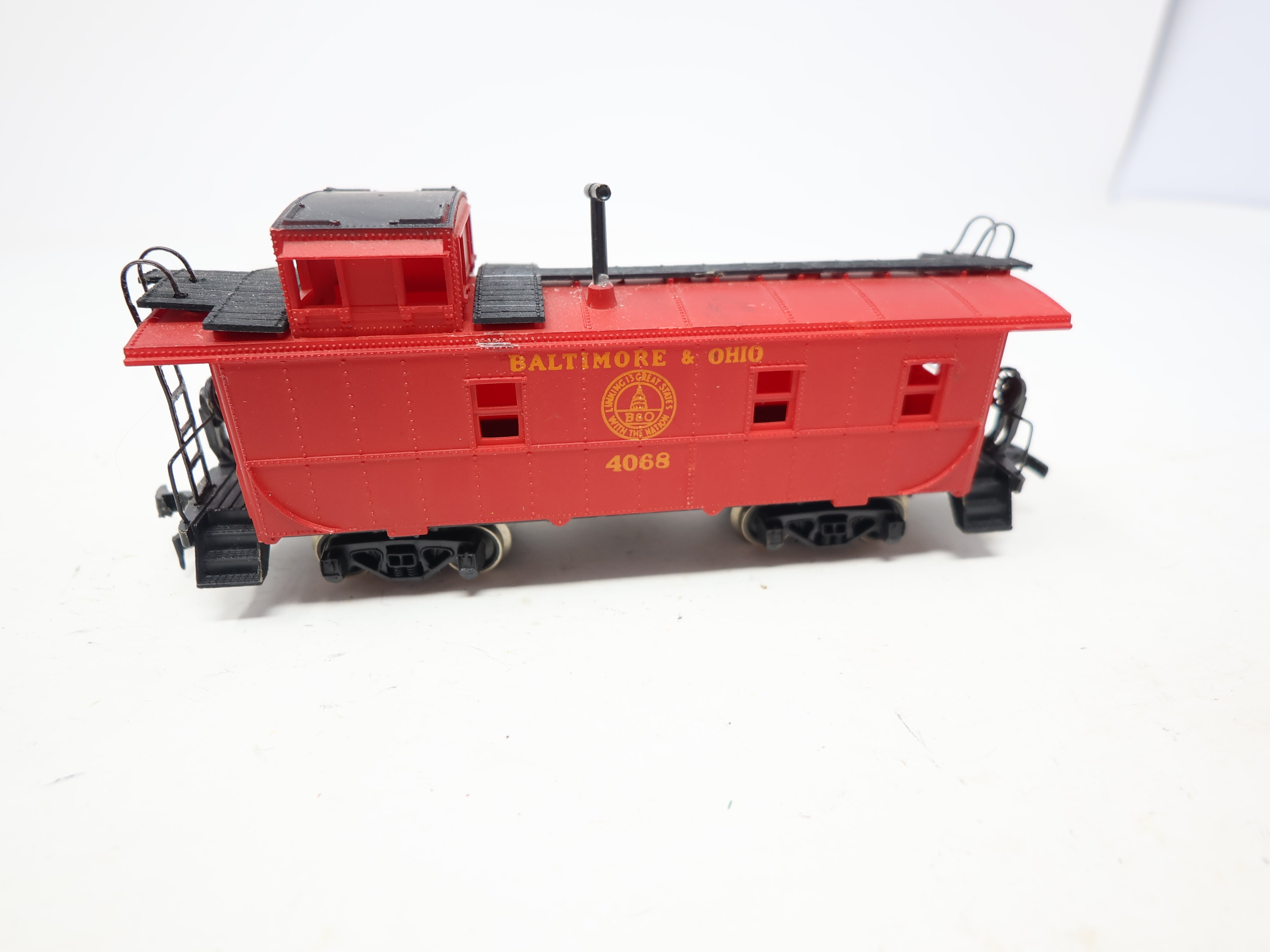 USED AHM HO Scale, Caboose, Baltimore and Ohio BO #4068