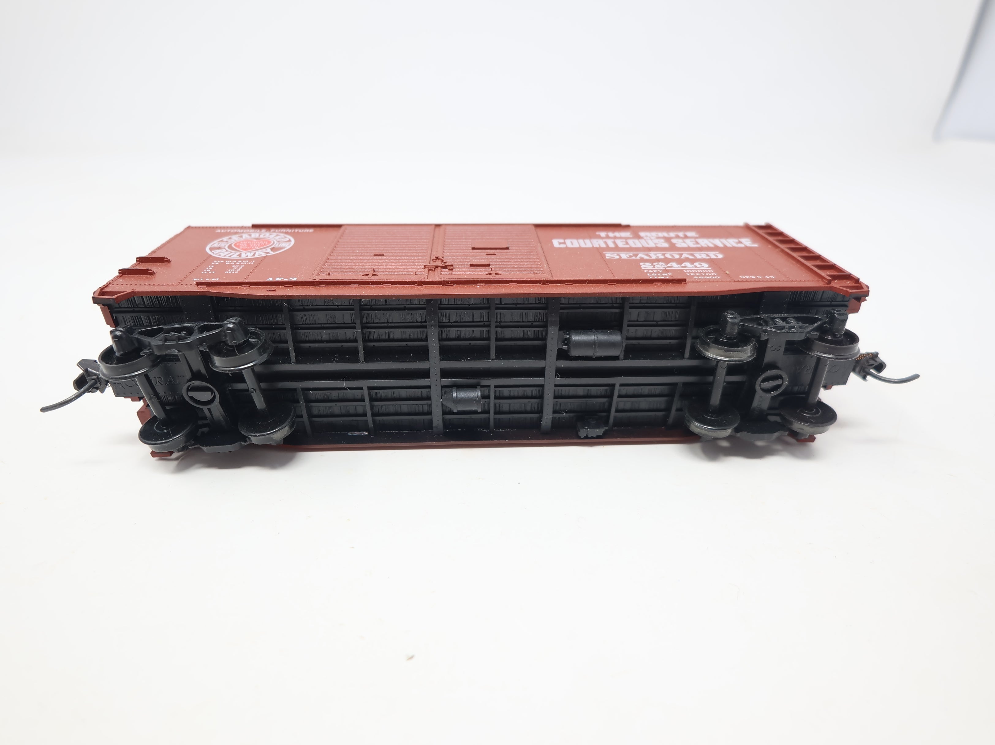 USED Accurail HO Scale 40' DD Steel Box Car Seaboard Air Line Railway #22449