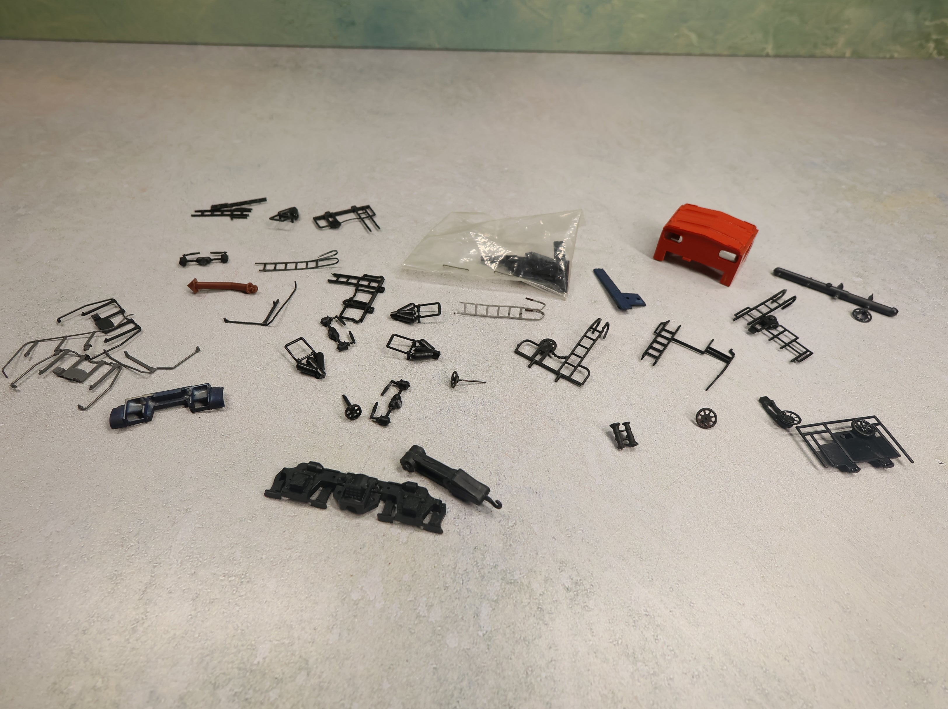 USED HO Scale Parts For Various Cabooses & More