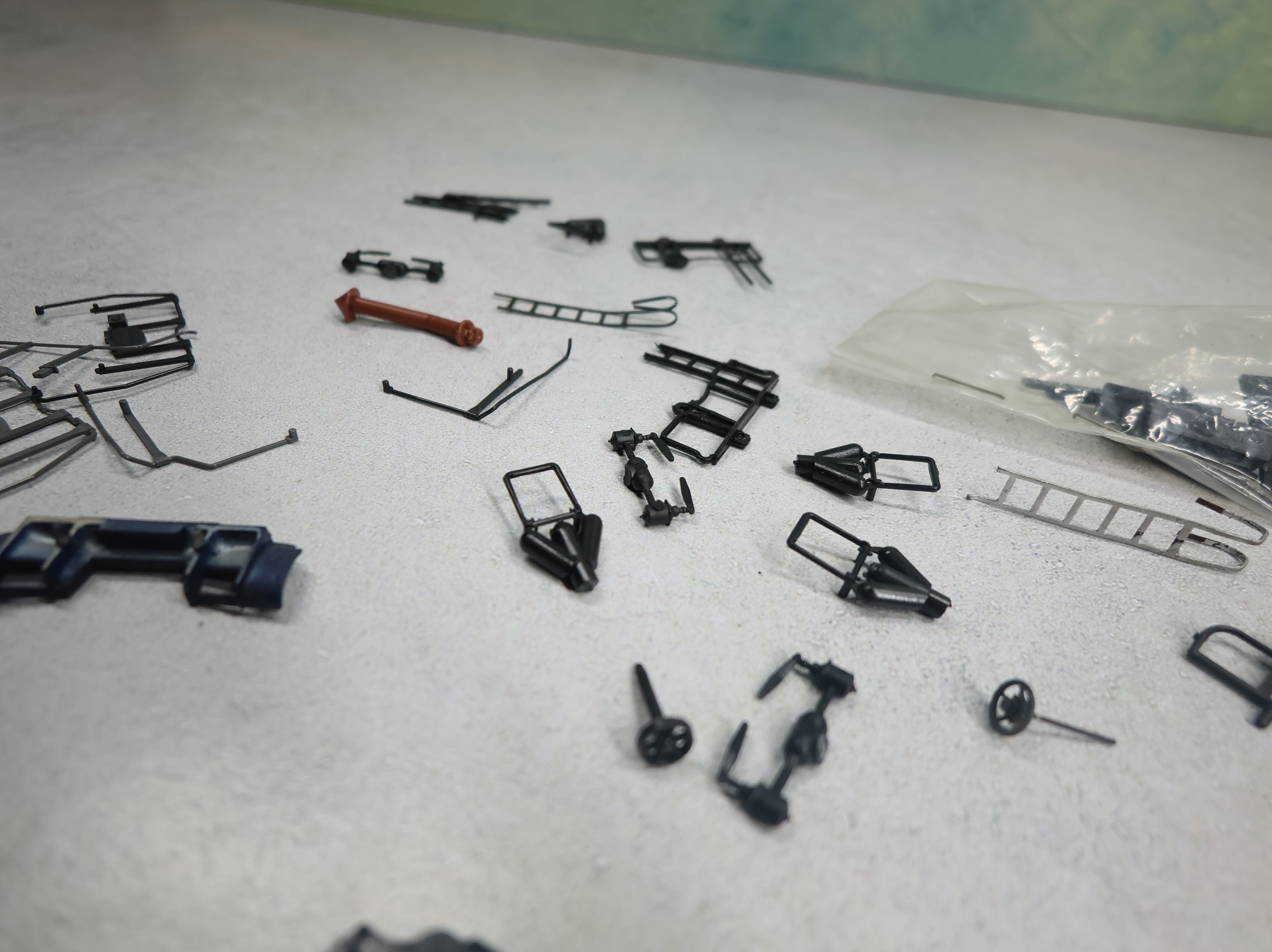 USED HO Scale Parts For Various Cabooses & More