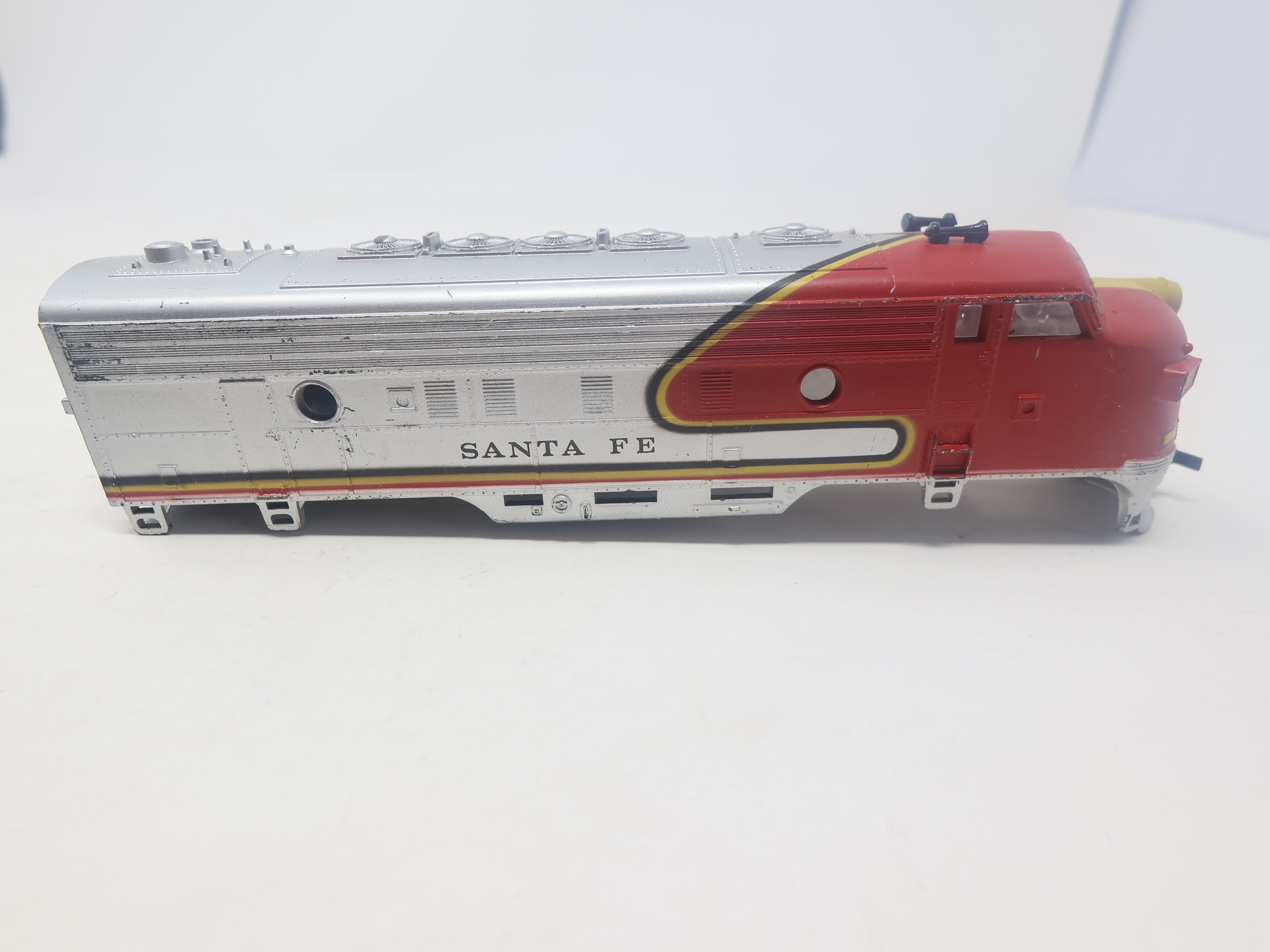 USED Life-Like HO Scale, F Unit Diesel Locomotive (converted to dummy) , Santa Fe , Non Powered