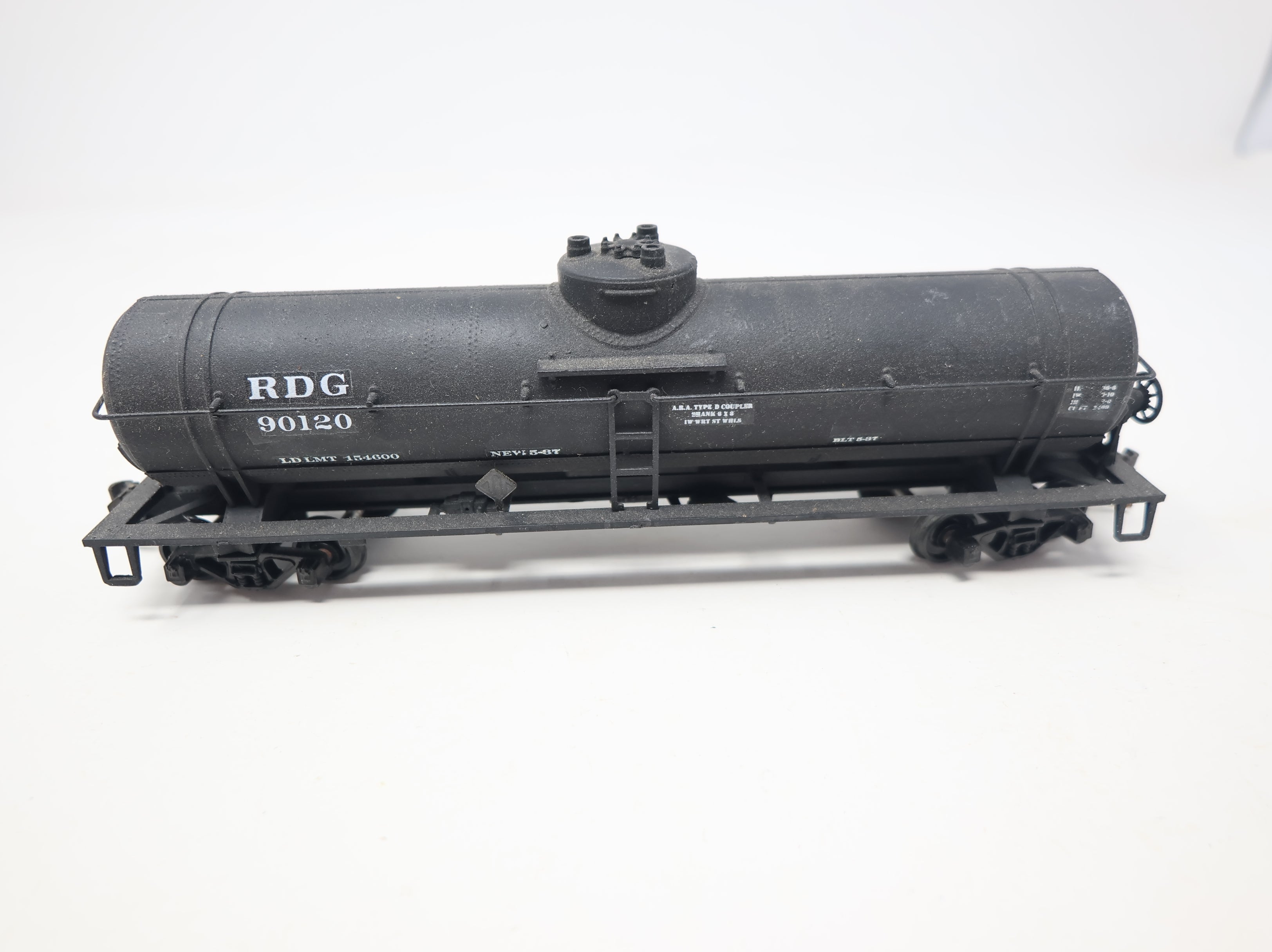 USED Athearn HO Scale Single Dome Tank Car Reading RDG #90120 Decal