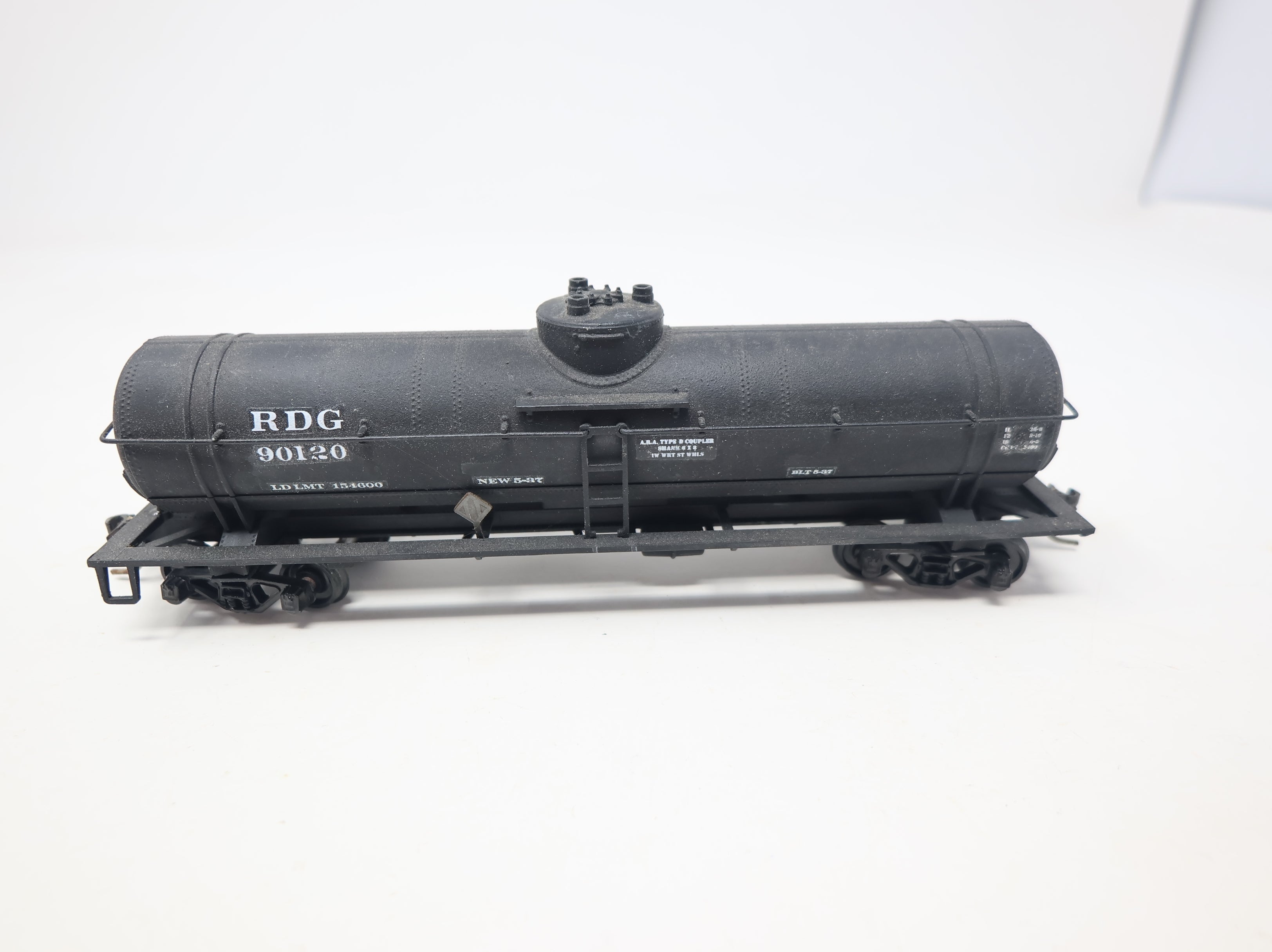 USED Athearn HO Scale Single Dome Tank Car Reading RDG #90120 Decal