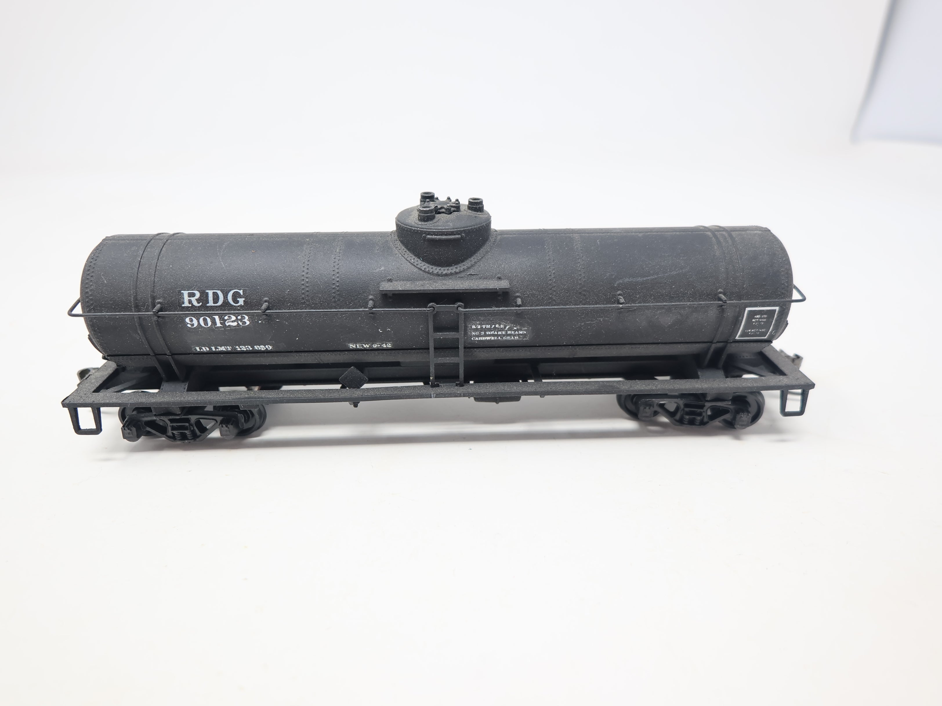 USED Athearn HO Scale Single Dome Tank Car Reading RDG #90123 Decal