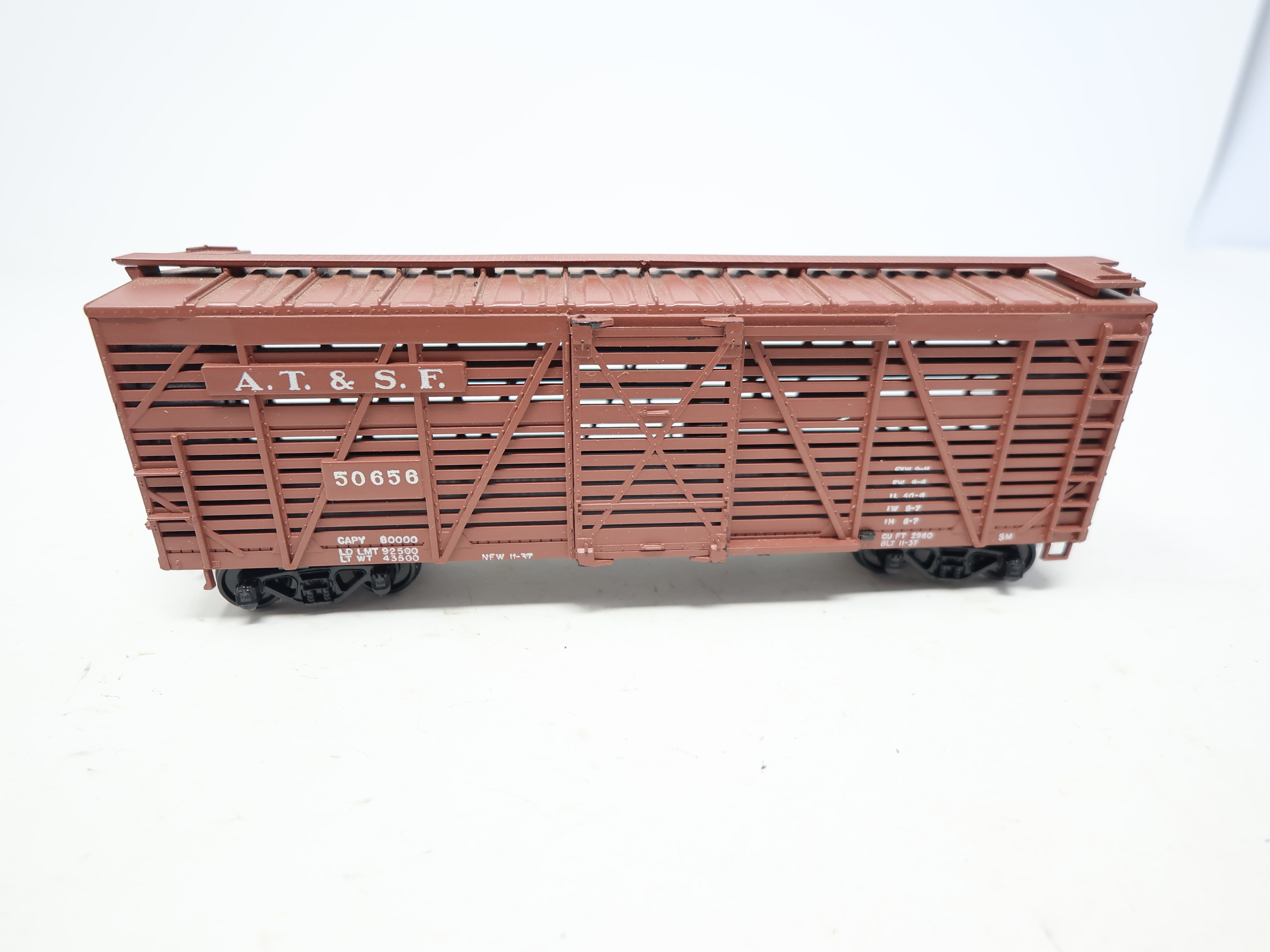 USED Athearn HO Scale, Stock Car, Santa Fe ATSF #50656