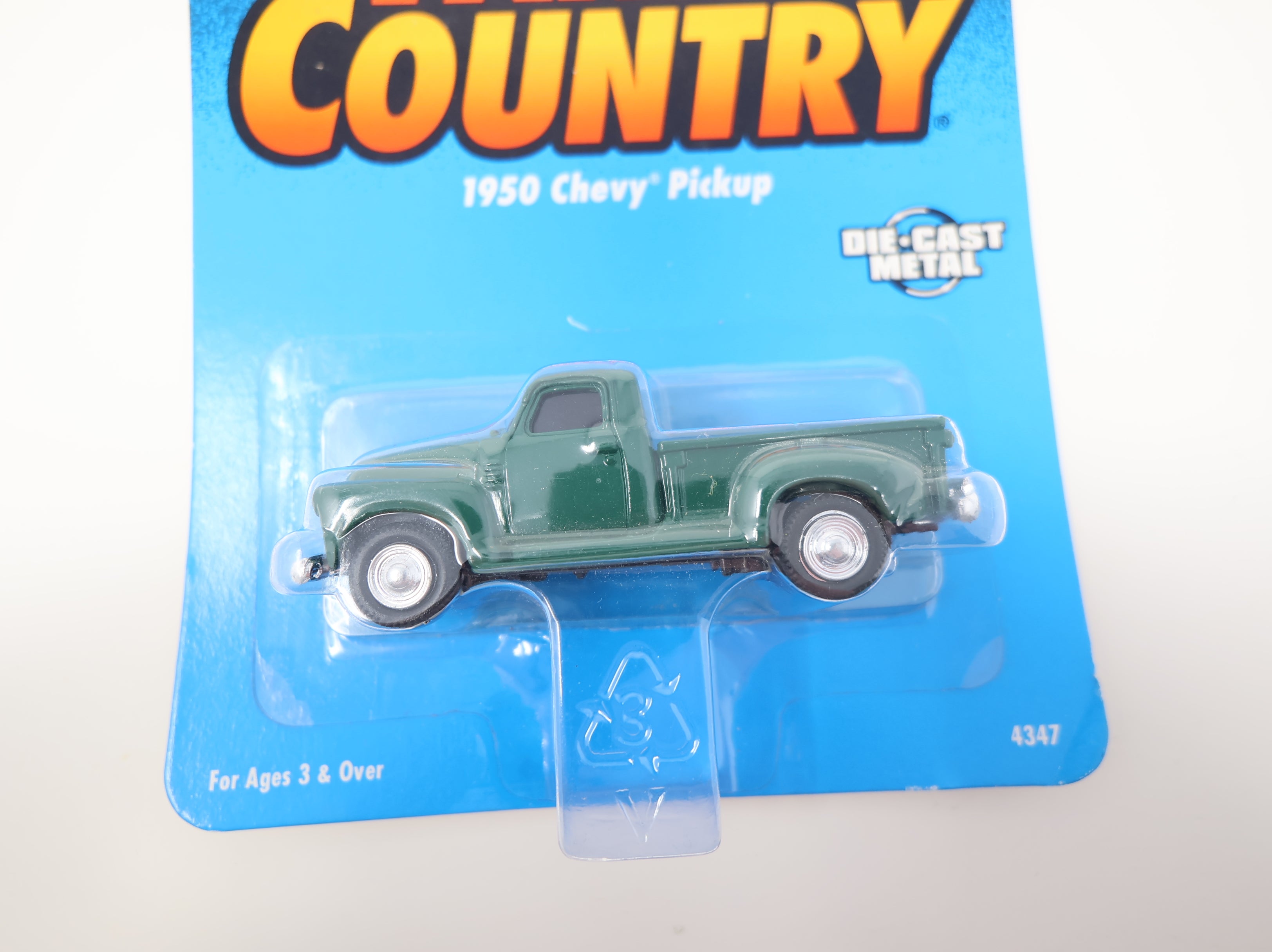 USED ERTL 4347 1/64 1950 Chevy Pickup Truck Green Diecast Metal (Sealed) Farm Country