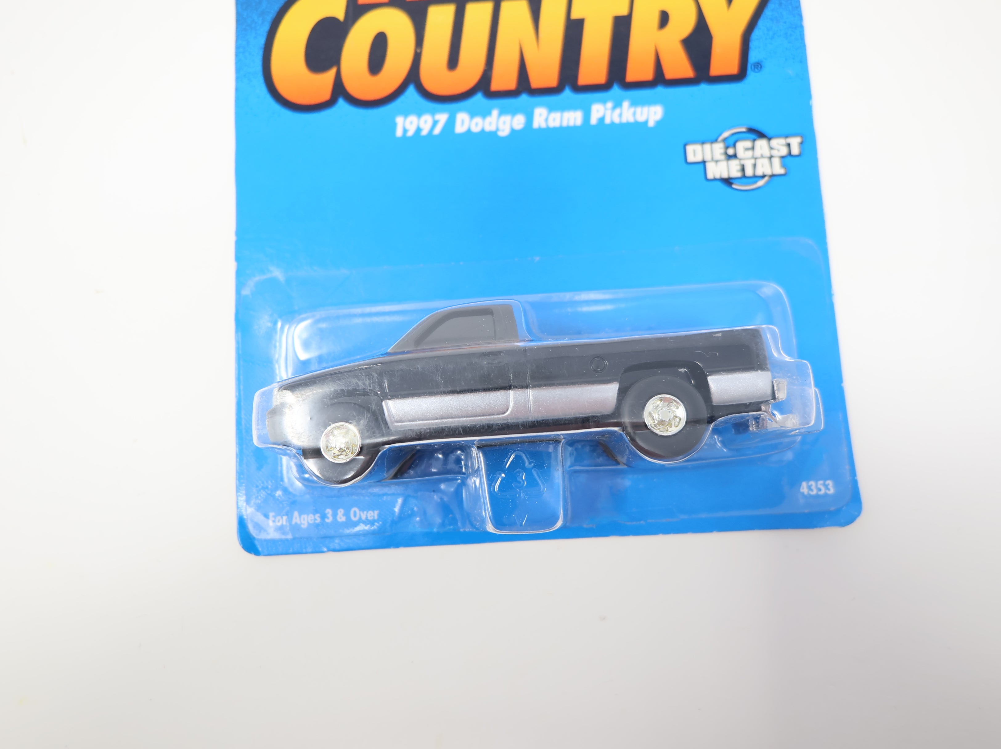 USED ERTL 4353 1/64 1997 Dodge Ram Pickup Truck Black Diecast Metal (Sealed) Farm Country